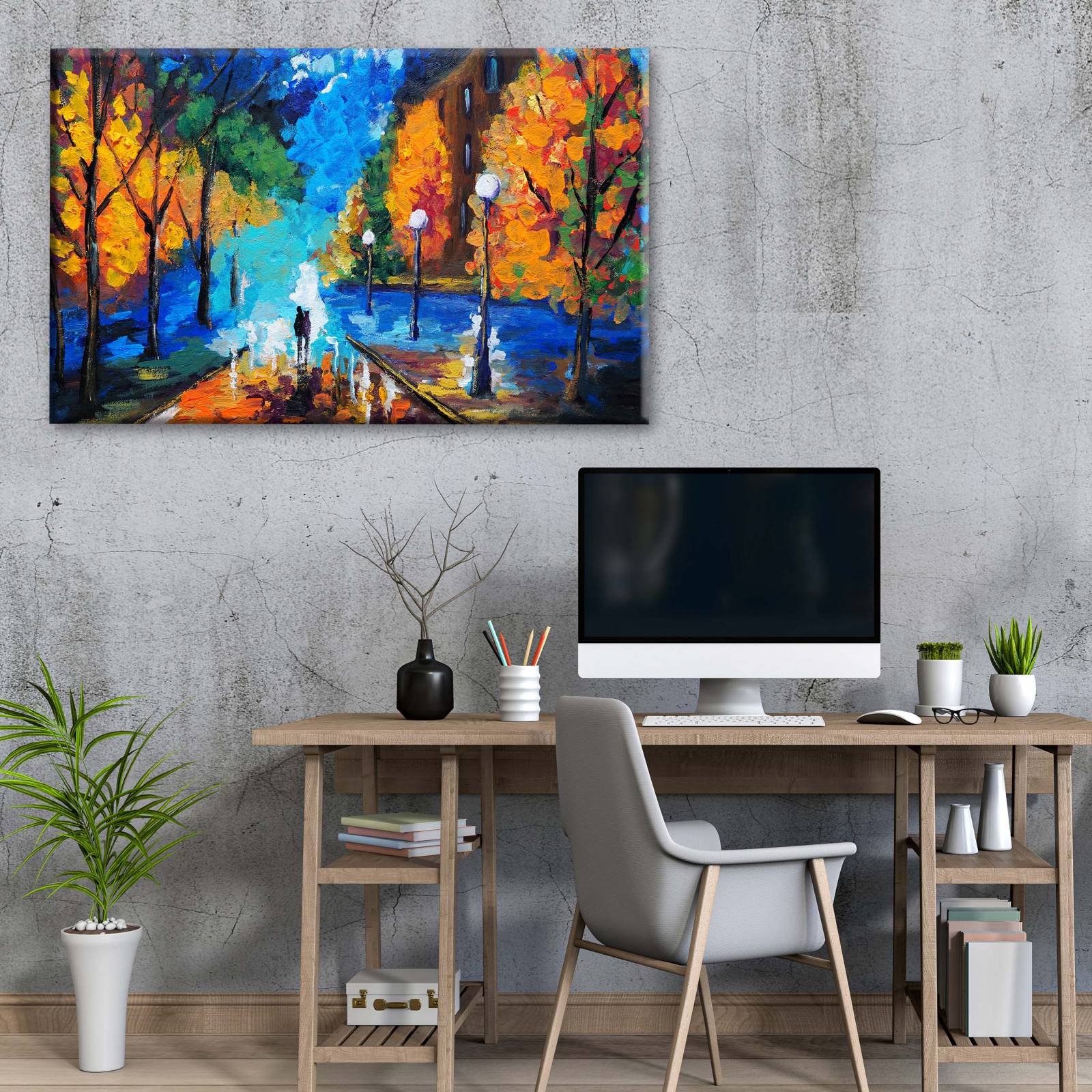 Cuadro Decorativo Canvas Obra de Arte Pintura Oleo 180x120