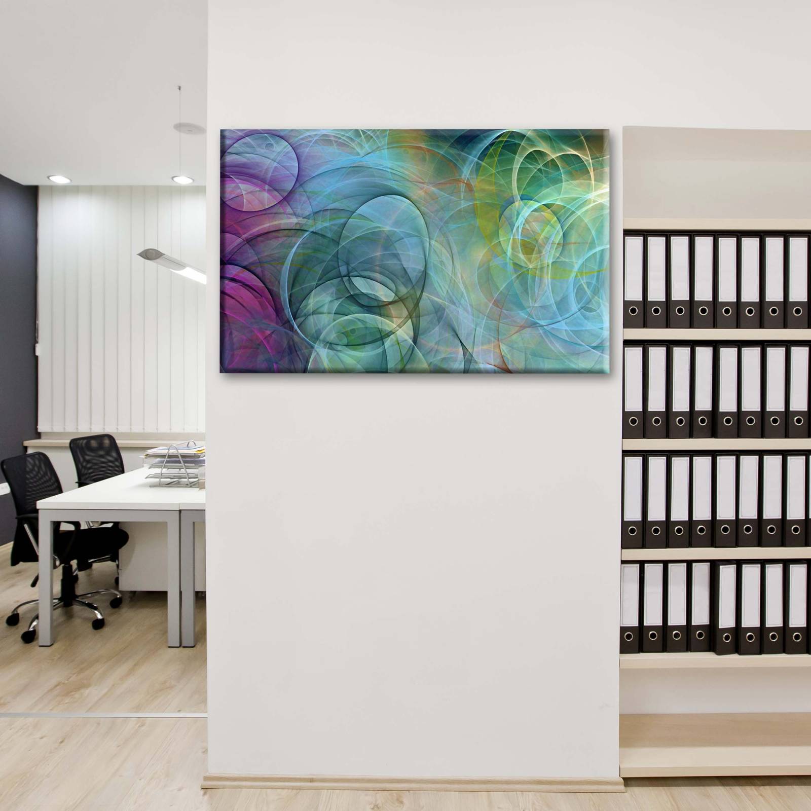 Cuadro Decorativo Canvas Espirales psicodélicos 150x100