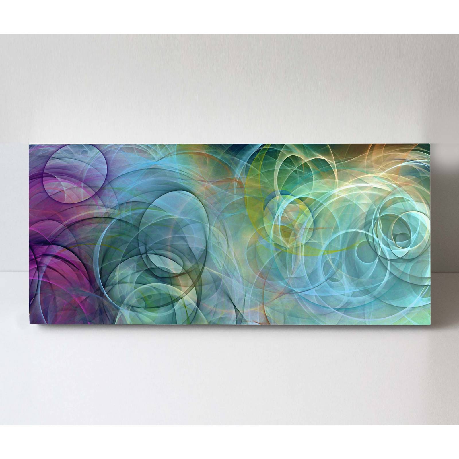 Cuadro Decorativo Canvas Espirales psicodélicos 160x80