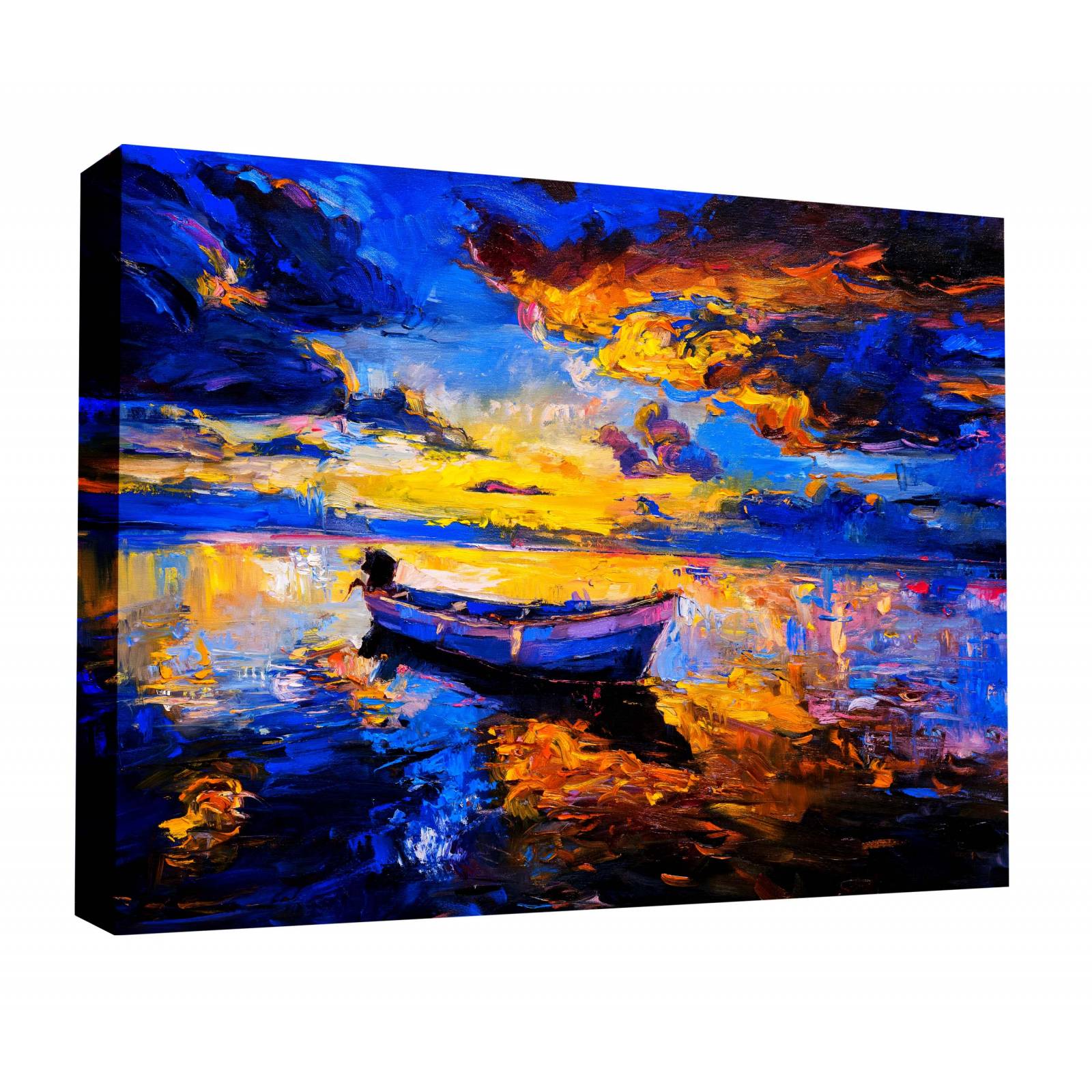 Cuadro Decorativo Canvas Cielo al atardecer óleo 75x50