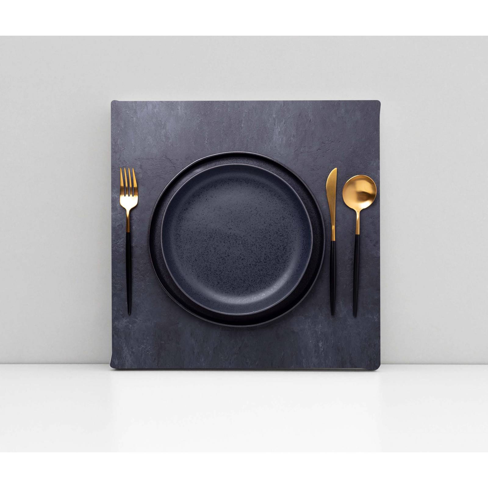 Cuadro Decorativo Canvas Vajilla de lujo oro 130x130