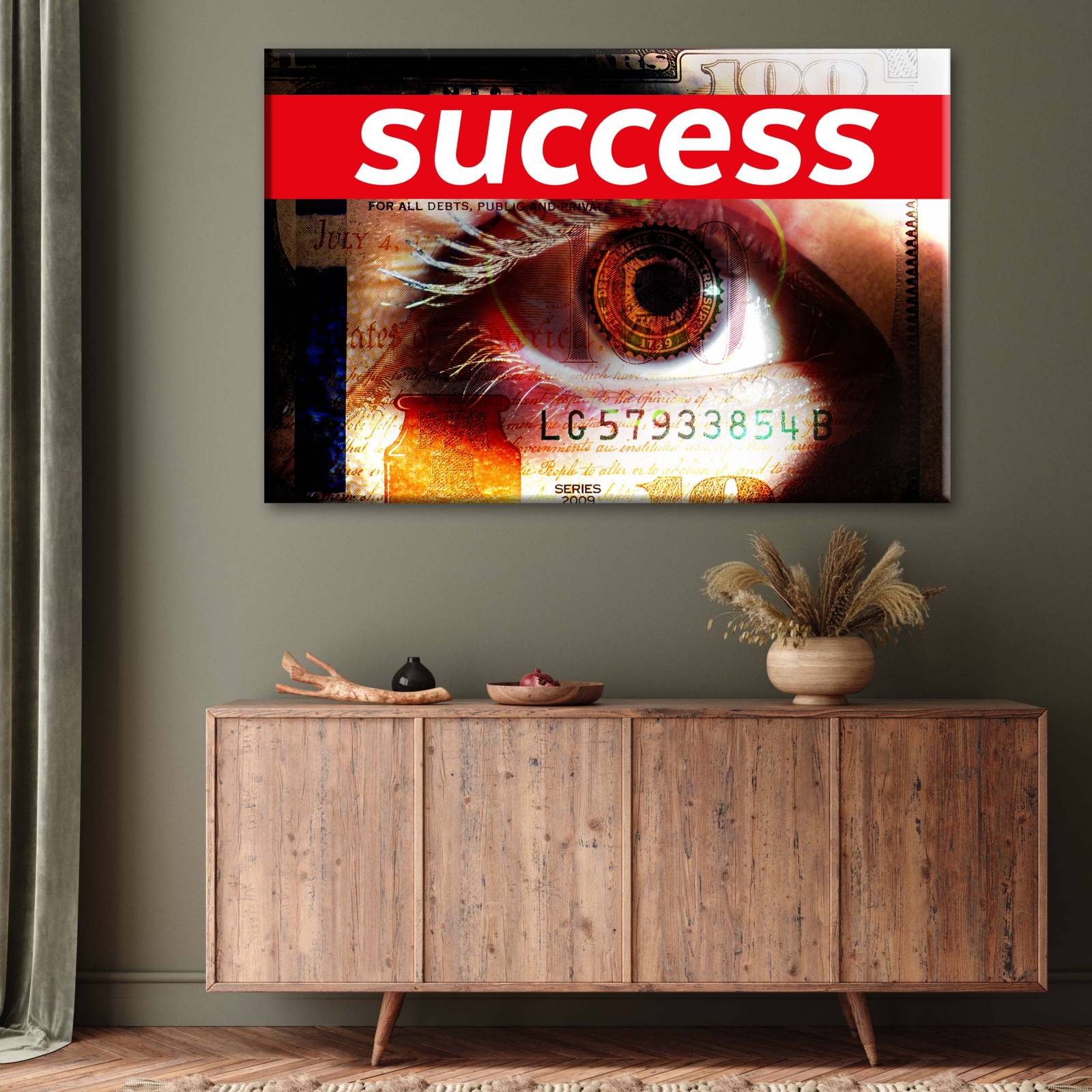 Cuadro Decorativo Canvas Éxito 30x30