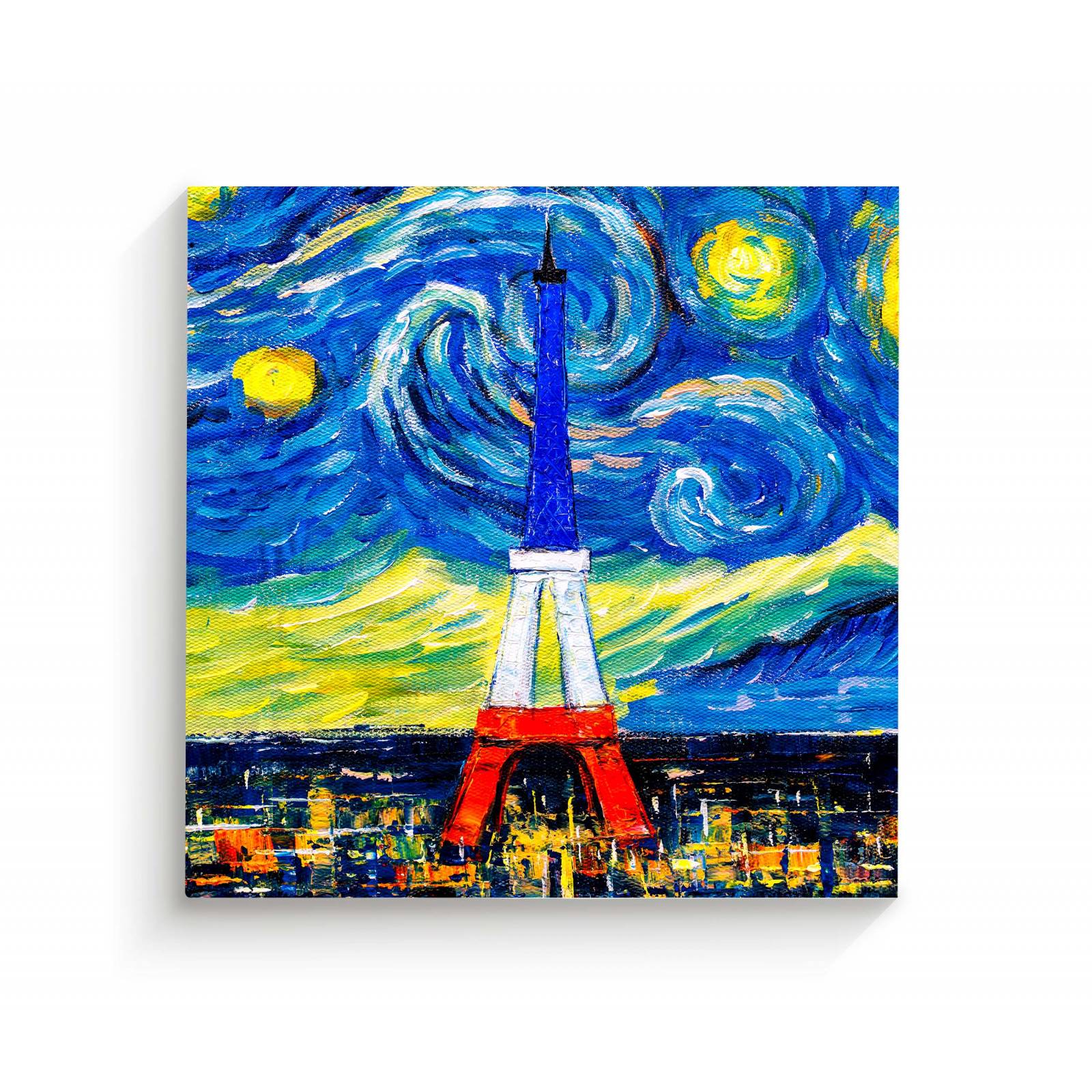 Cuadro Decorativo Canvas Torre Eiffel, Francia 100x100