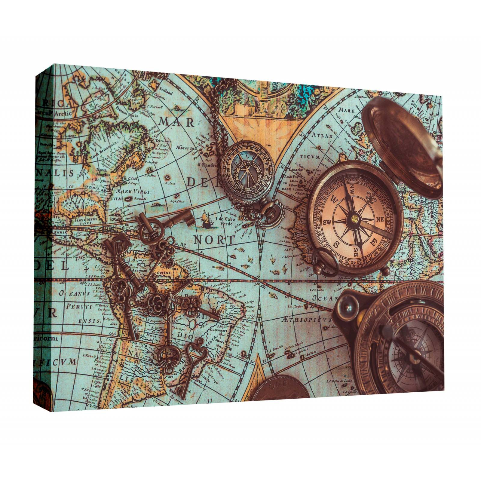 Cuadro Decorativo Canvas Articulos de Navegación  75x50