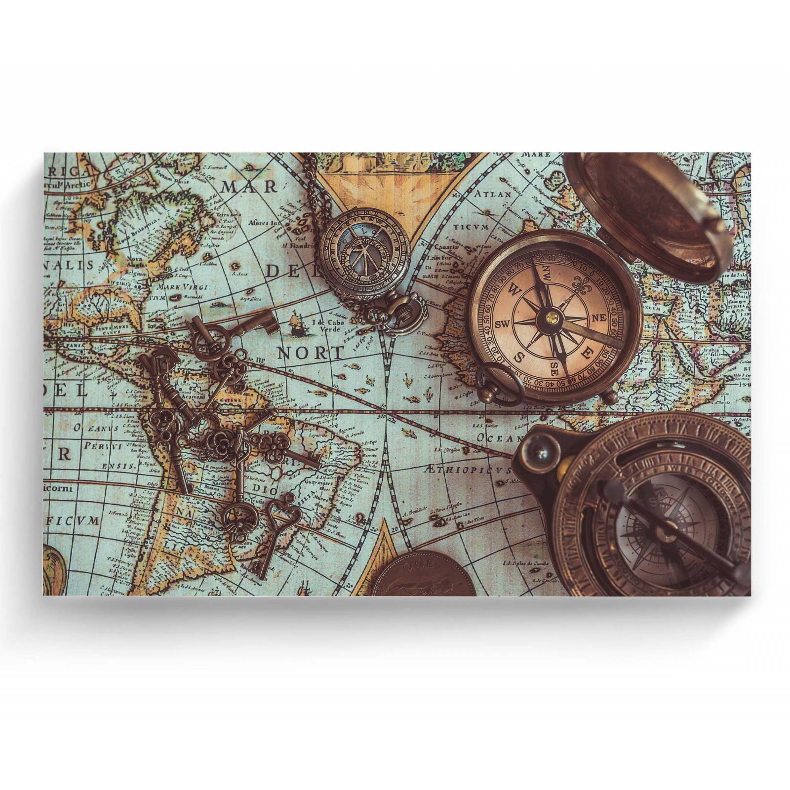 Cuadro Decorativo Canvas Articulos de Navegación  75x50