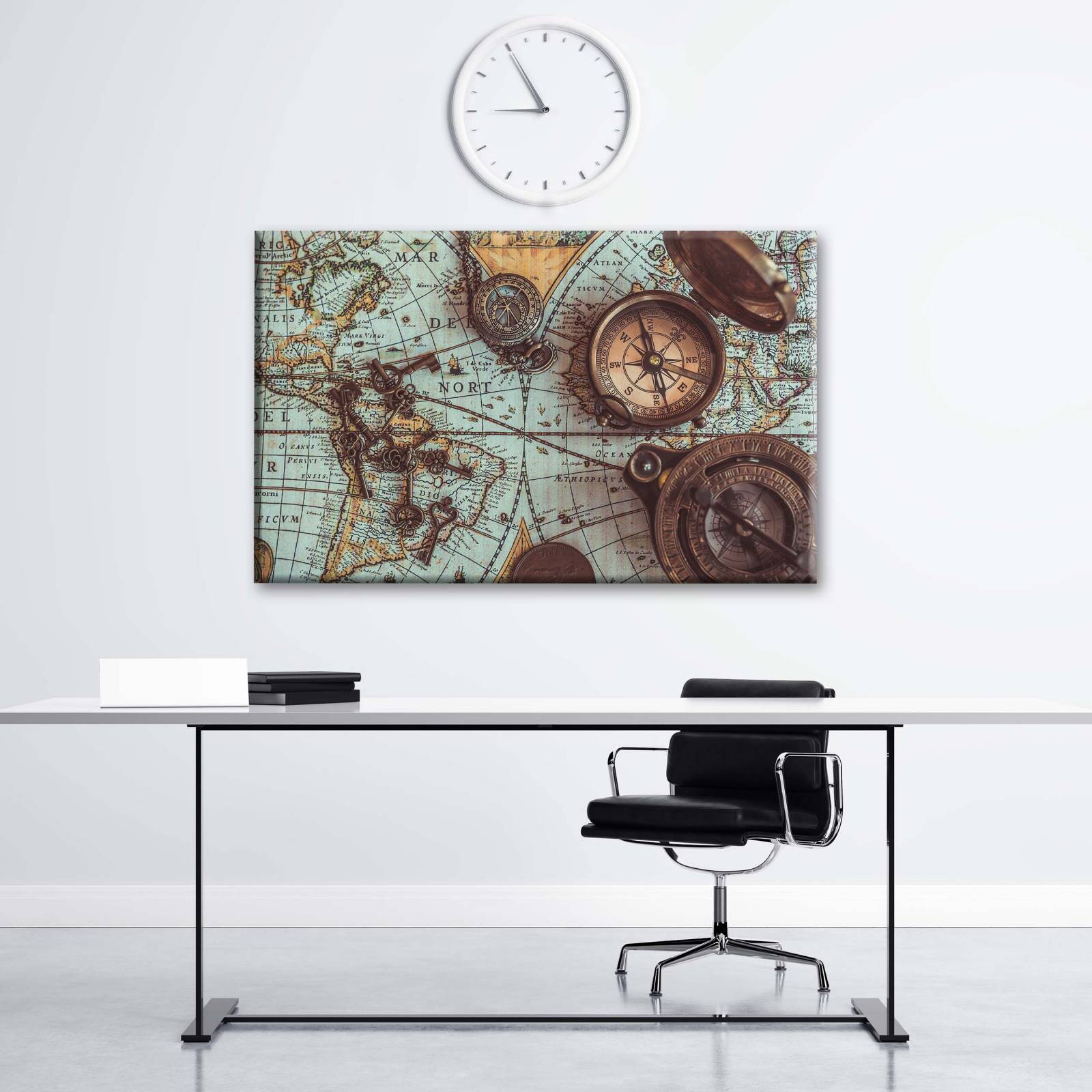 Cuadro Decorativo Canvas Articulos de Navegación  75x50