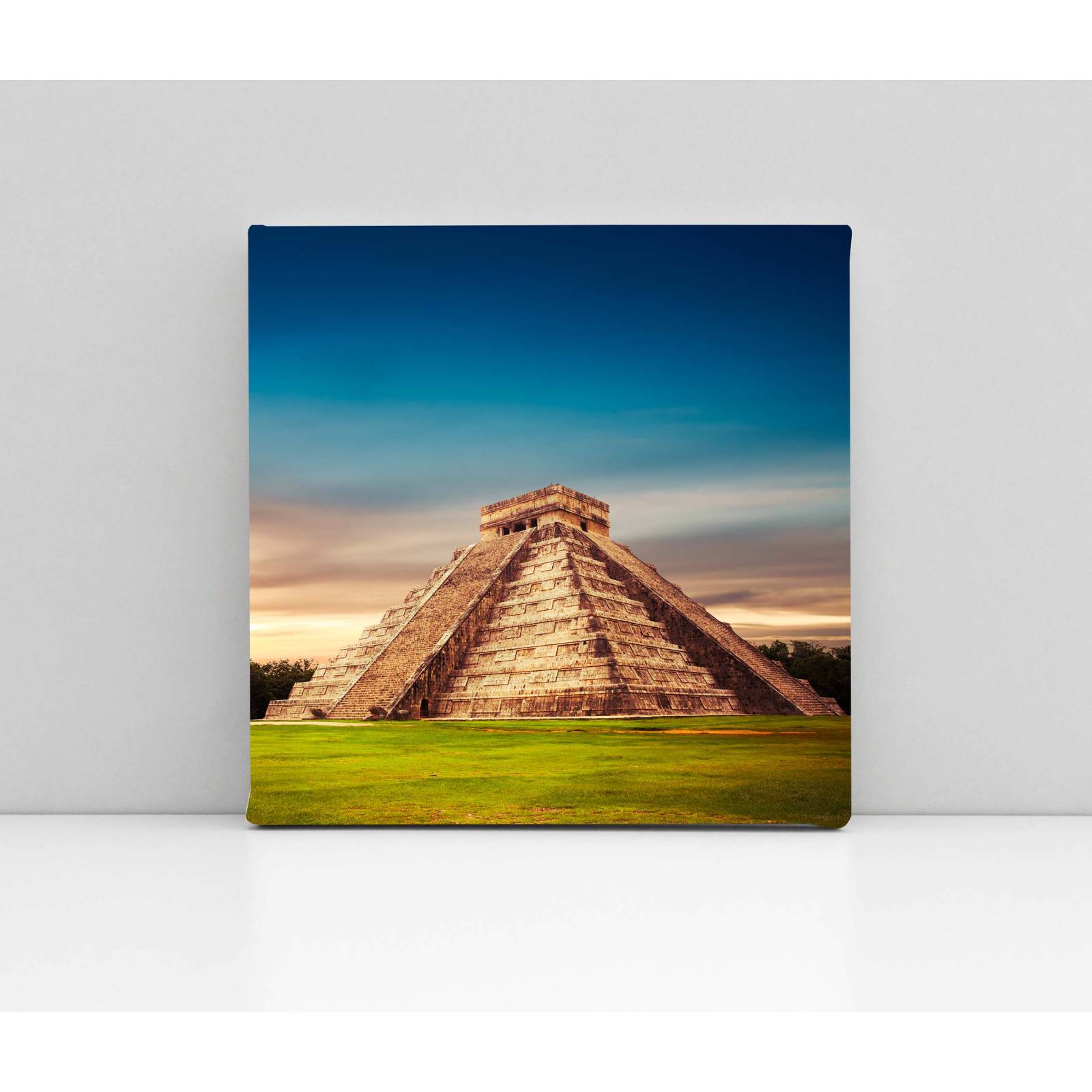 Cuadro Decorativo Canvas Piramide, Chichen Itza 70x70