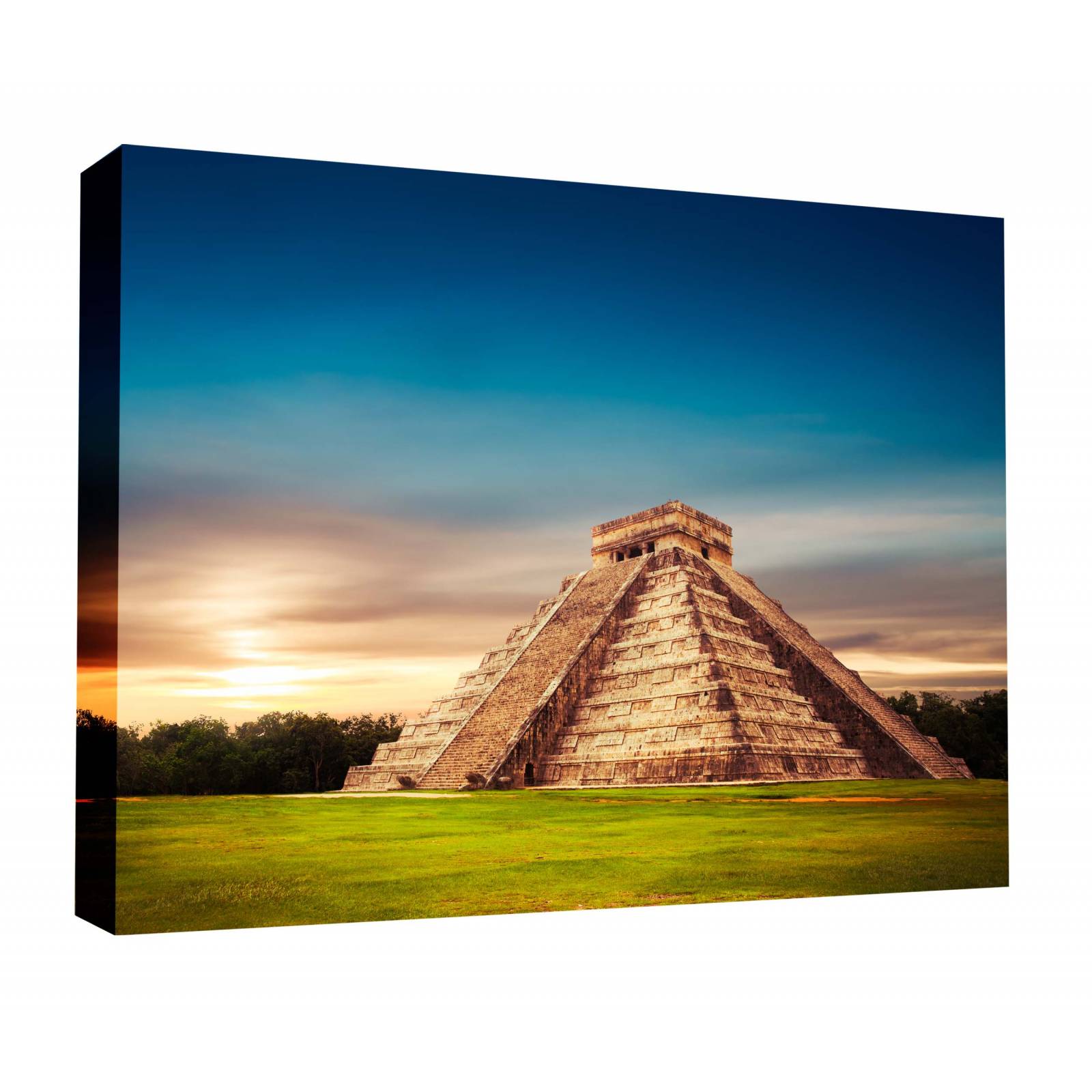 Cuadro Decorativo Canvas Piramide, Chichen Itza 75x50