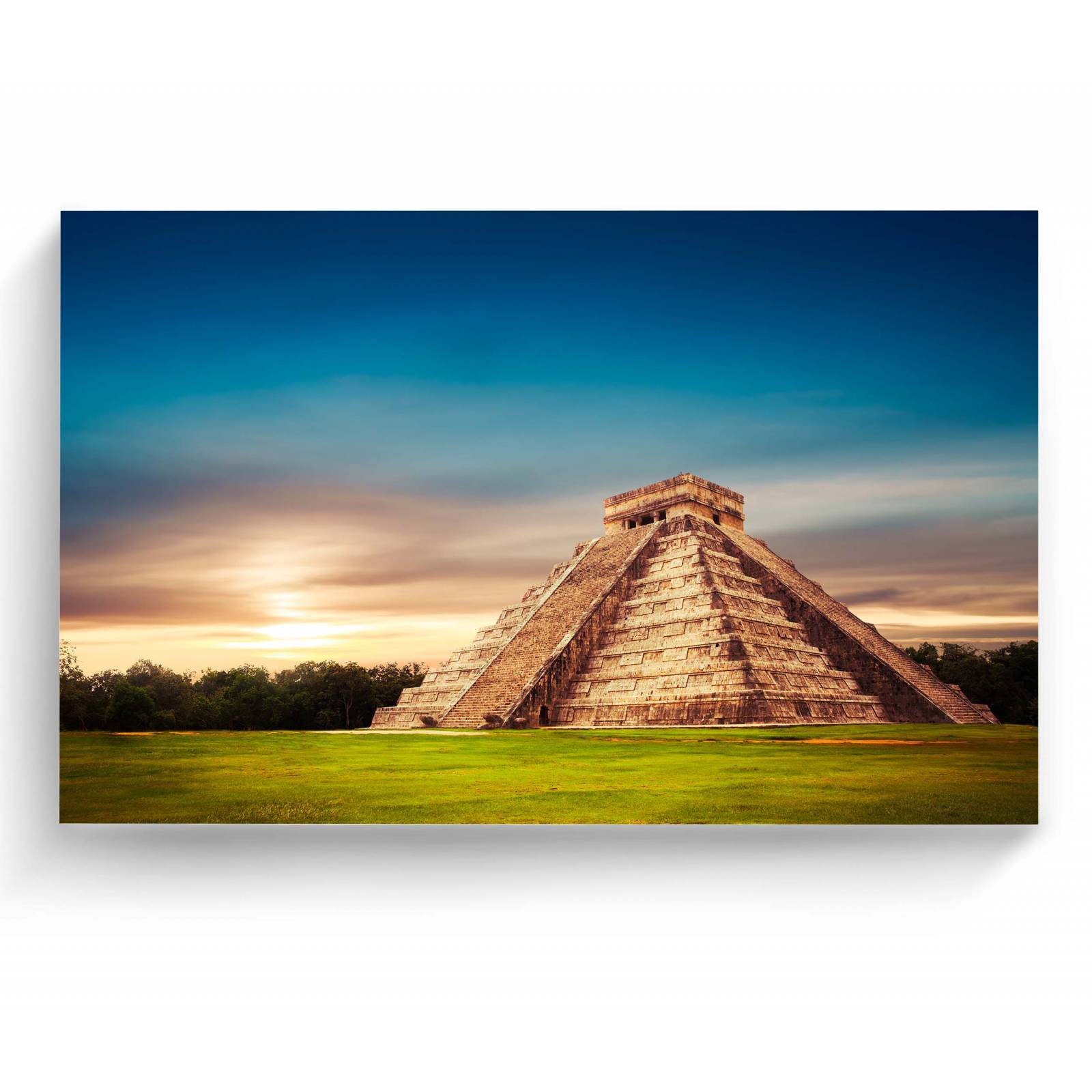 Cuadro Decorativo Canvas Piramide, Chichen Itza 75x50