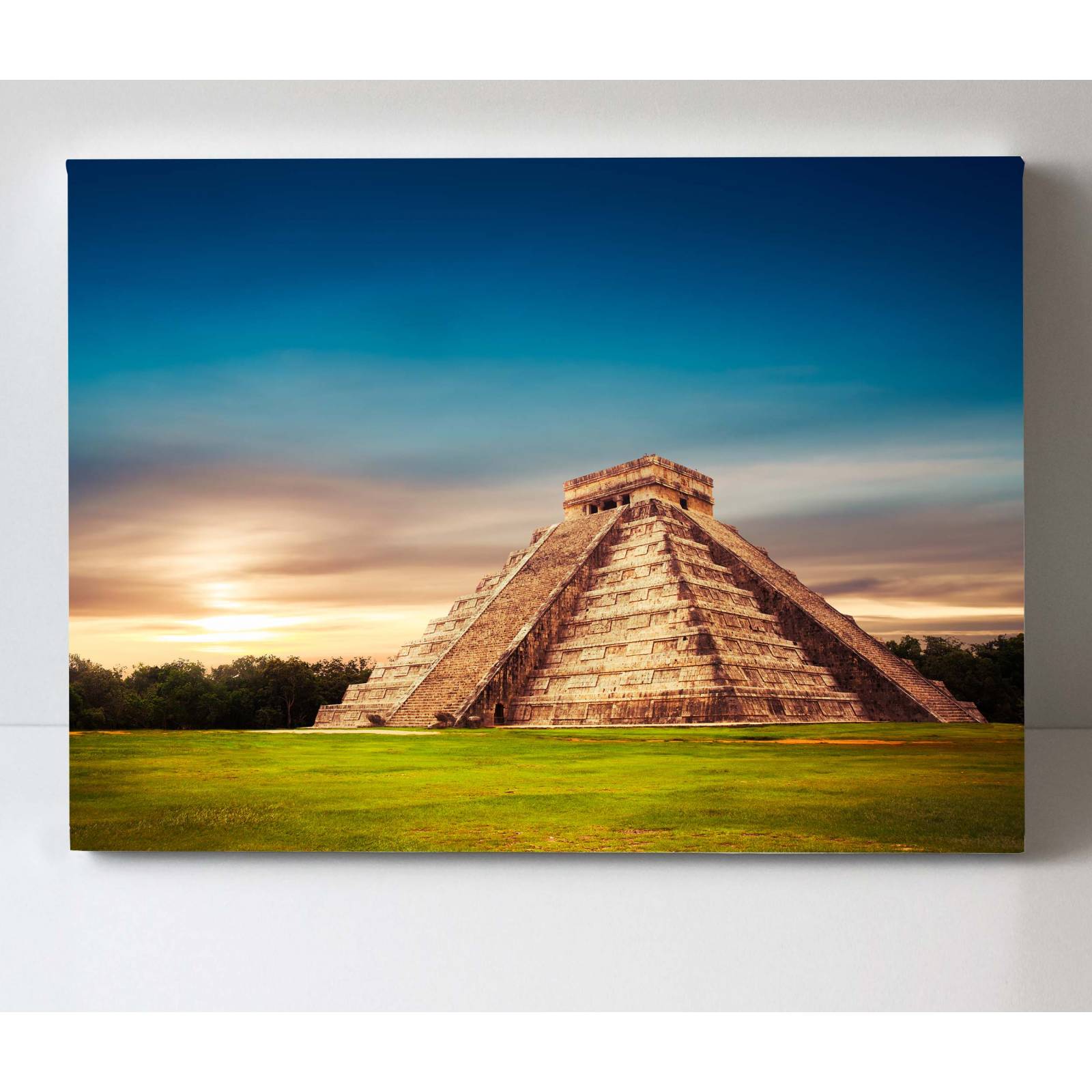 Cuadro Decorativo Canvas Piramide, Chichen Itza 75x50