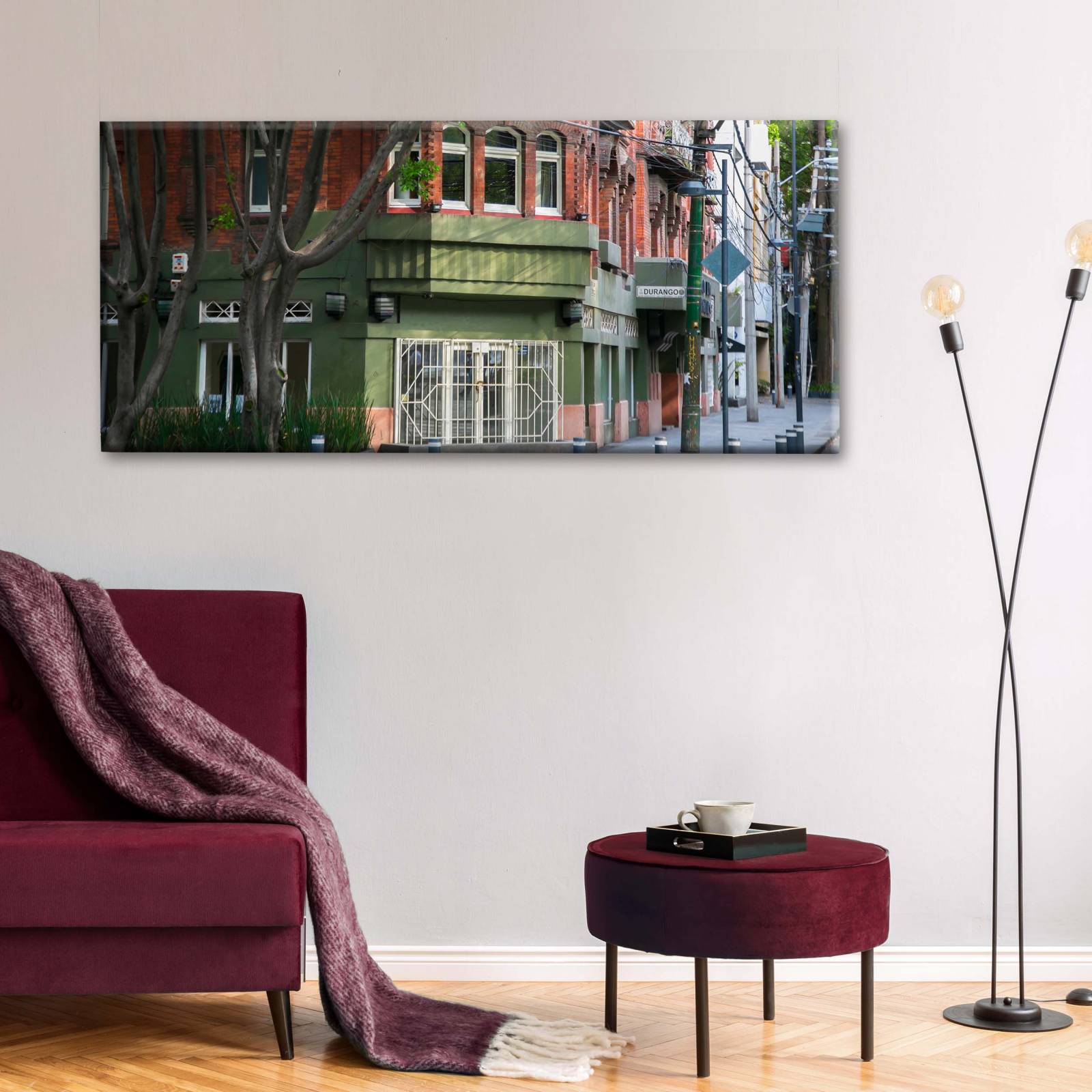 Cuadro Decorativo Canvas Edificio Arte Deco, CDMX 160x80