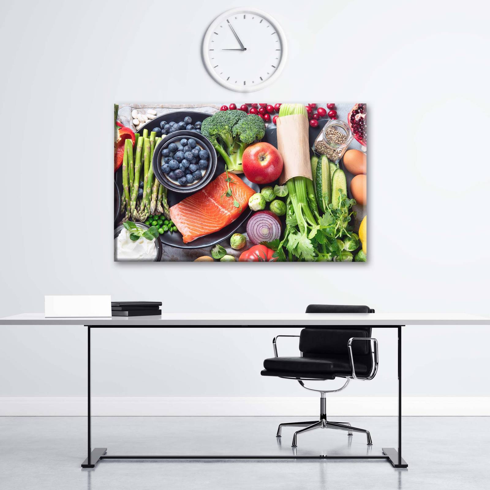 Cuadro Decorativo Canvas Comida saludable, dieta  75x50