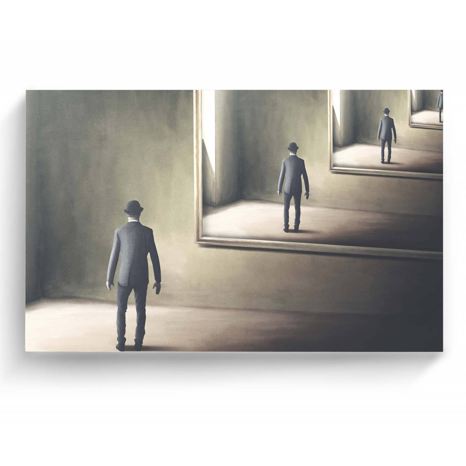 Cuadro Decorativo Canvas Reflejo de hombre 150x100