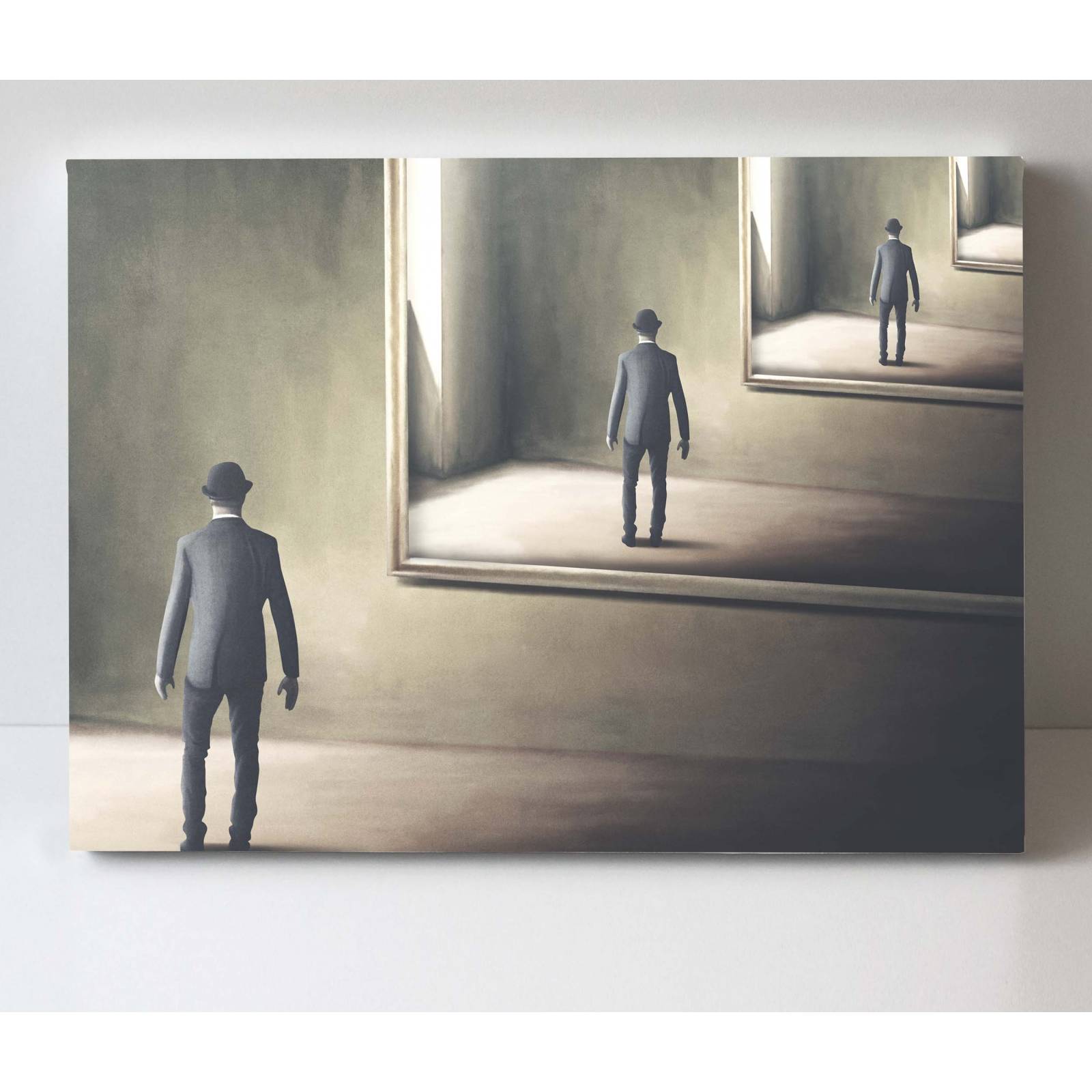 Cuadro Decorativo Canvas Reflejo de hombre 150x100