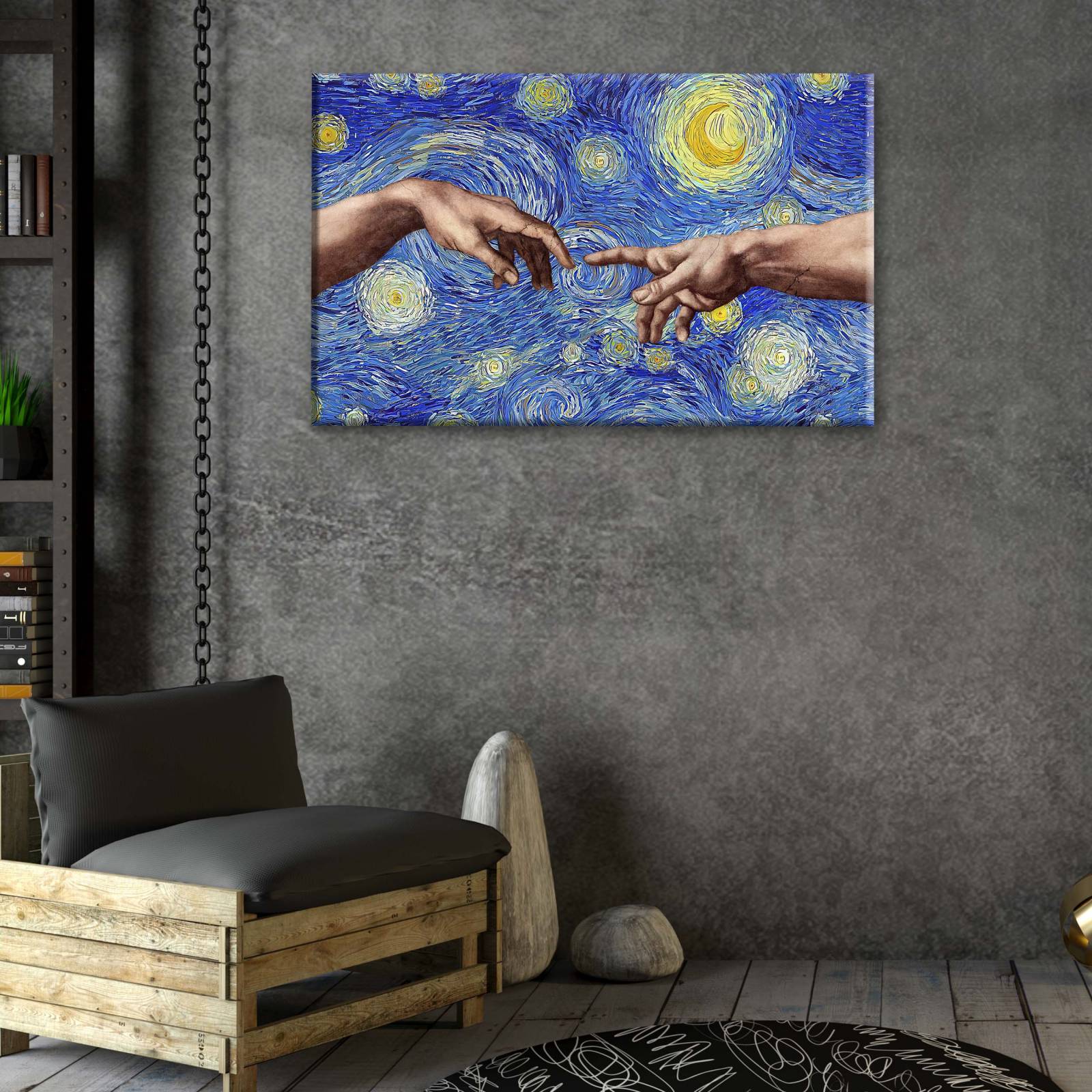 Cuadro Decorativo Canvas Ilustración conceptual  75x50