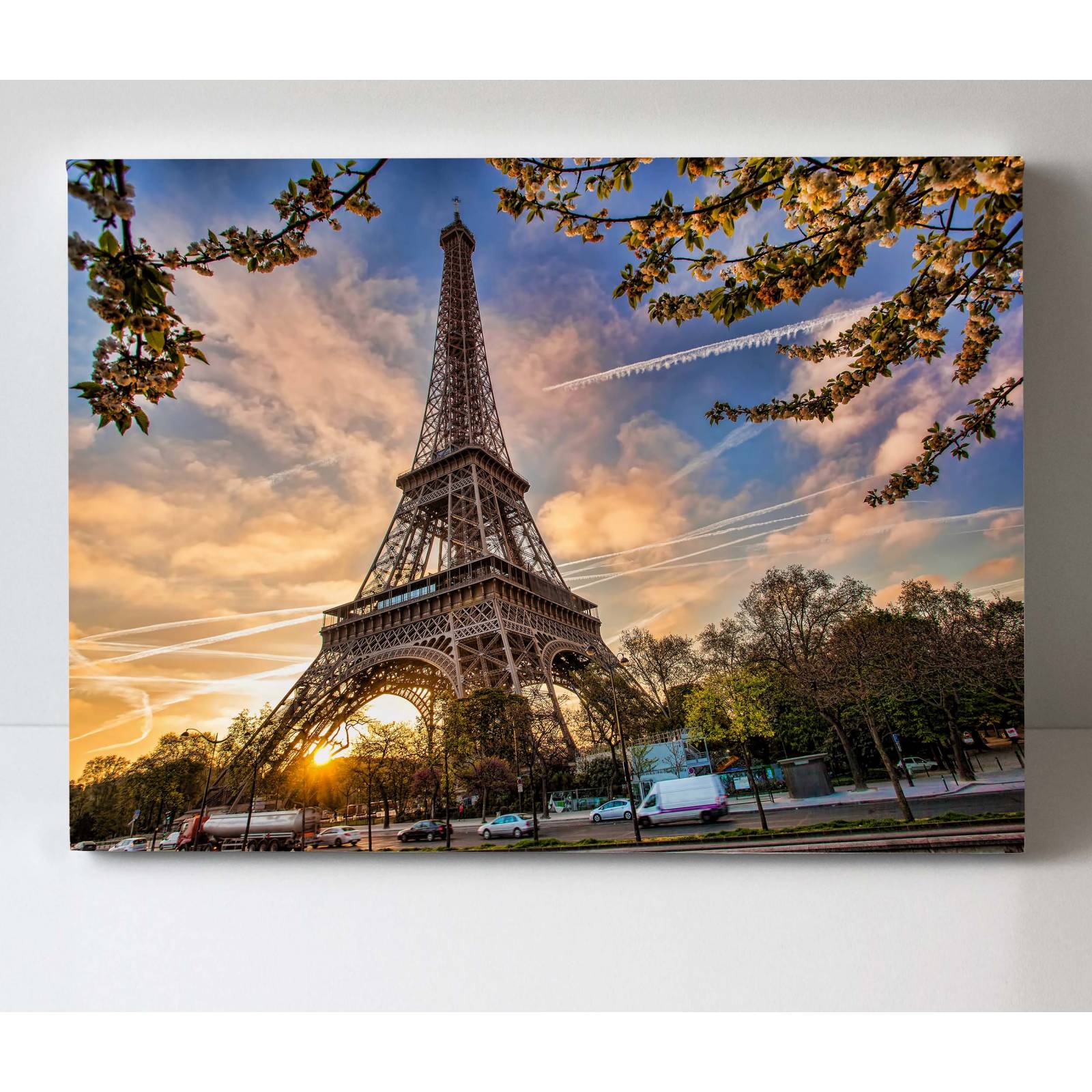 Cuadro Decorativo Canvas Torre Eiffel al atardecer 135x90