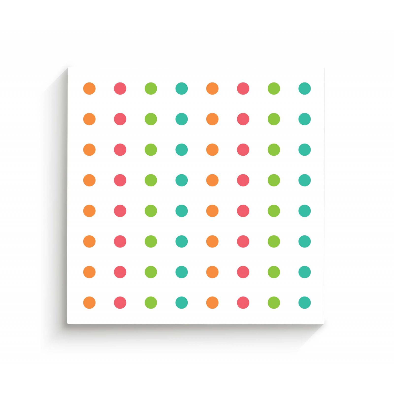 Cuadro Decorativo Canvas Linea de puntos 50x50