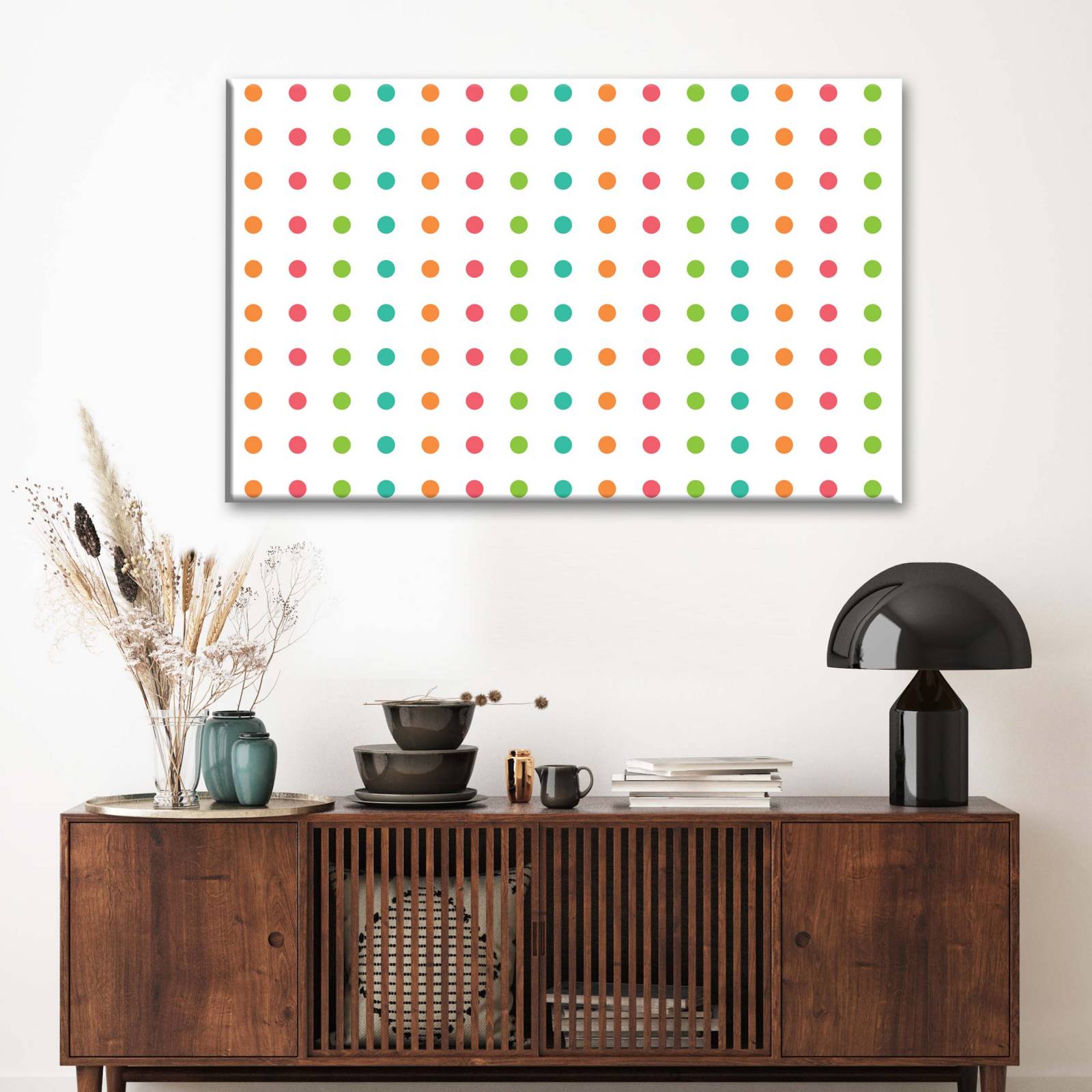 Cuadro Decorativo Canvas Linea de puntos 135x90