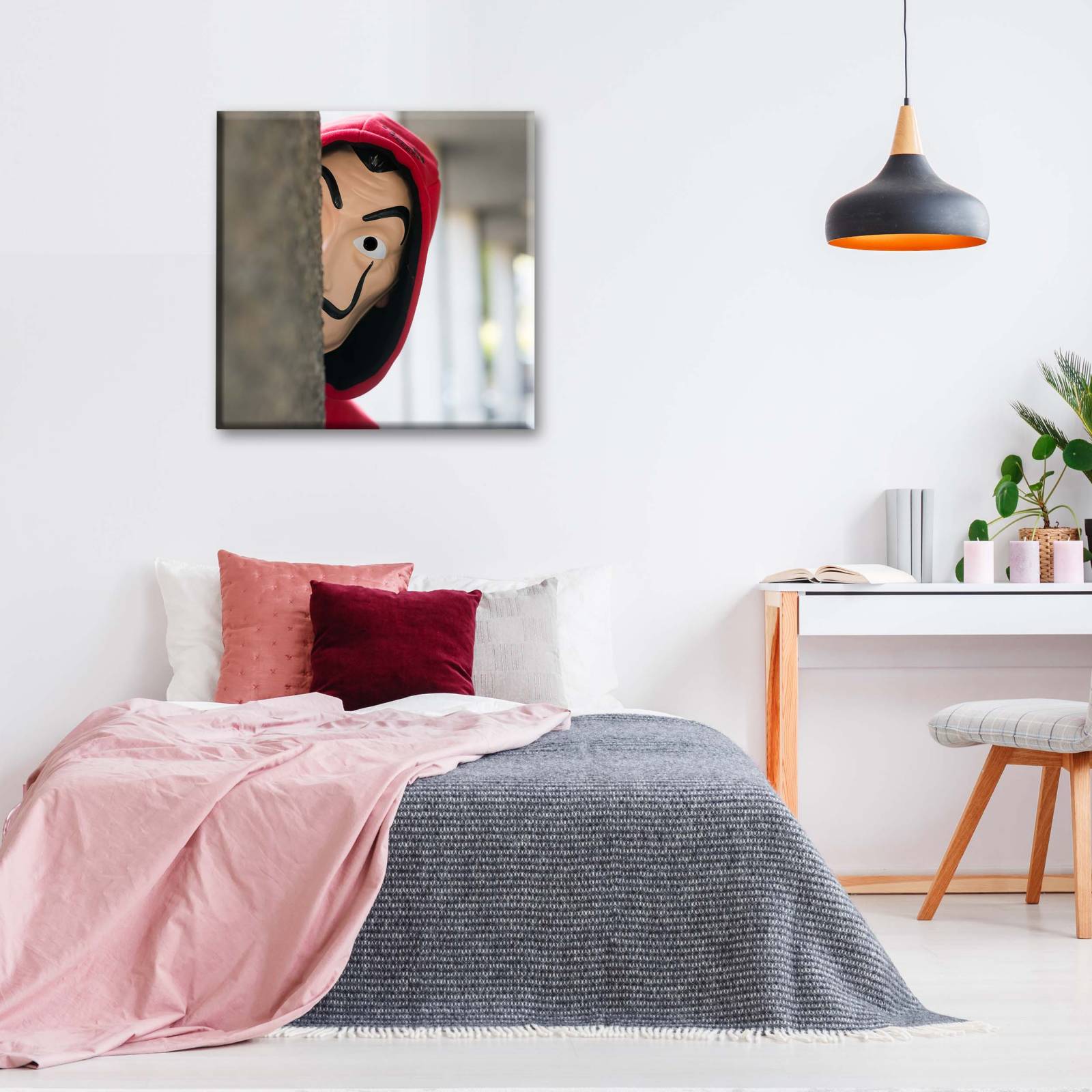 Cuadro Decorativo Canvas "La casa de papel" 30x30