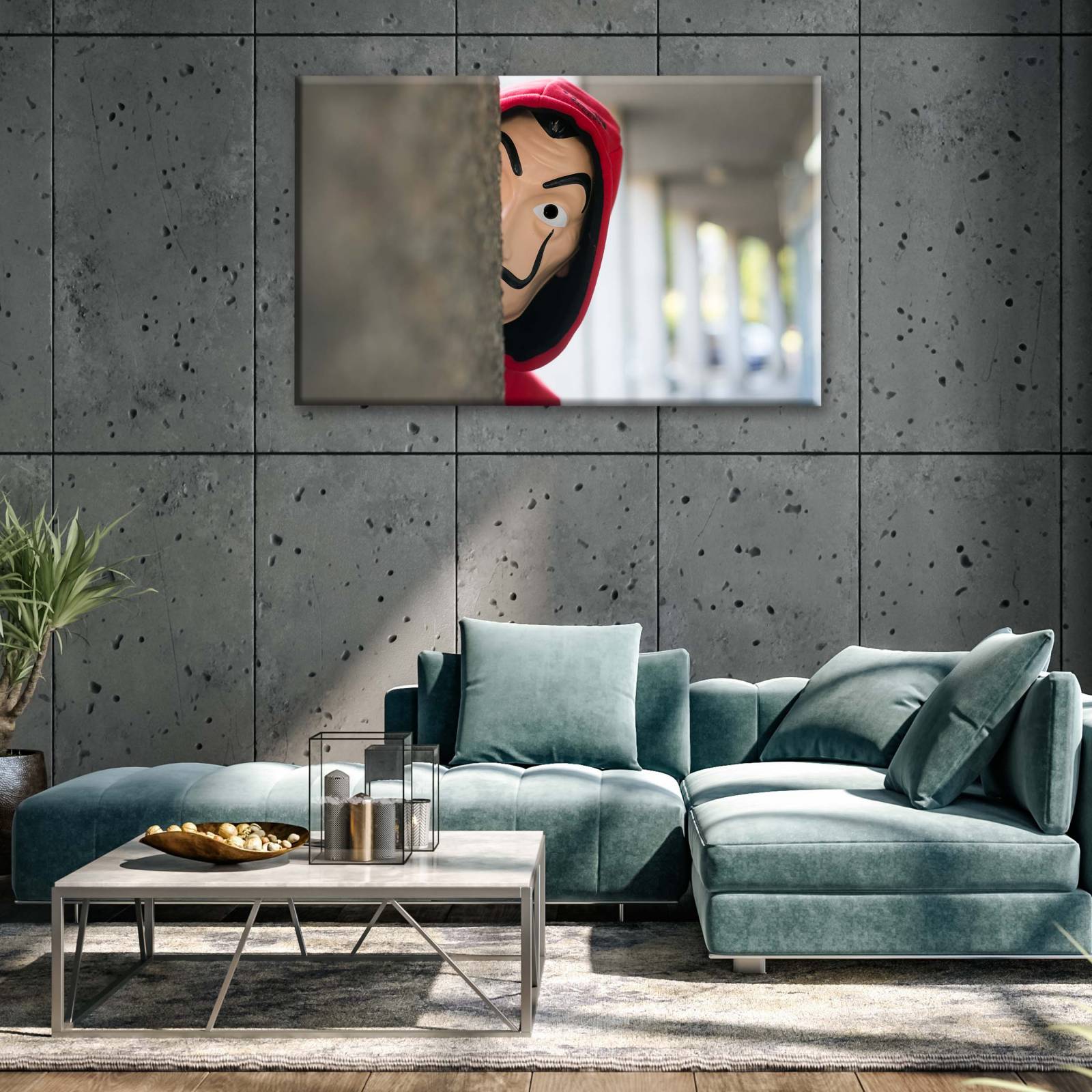 Cuadro Decorativo Canvas "La casa de papel" 75x50