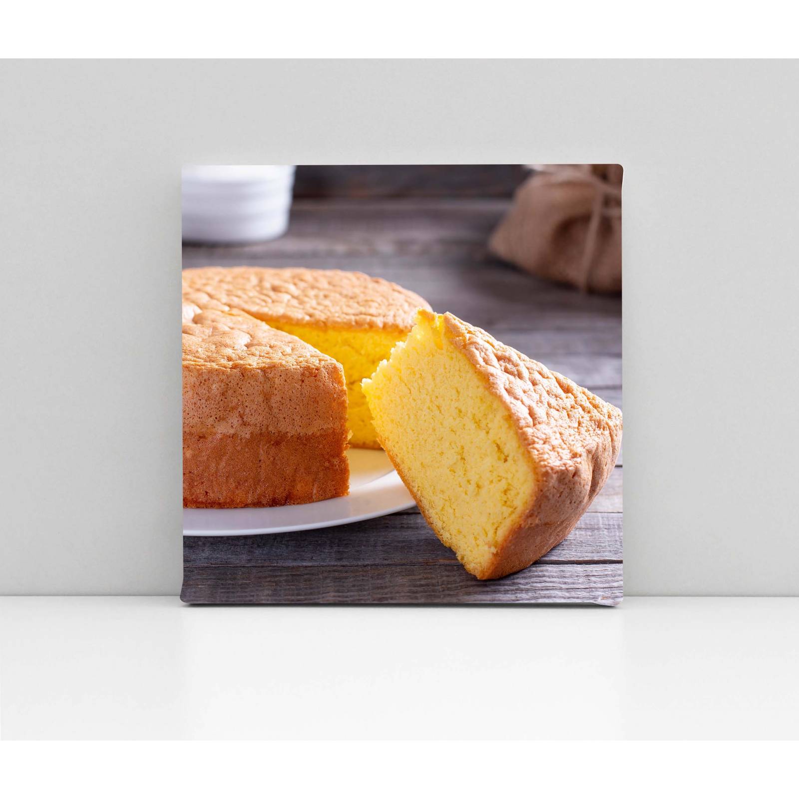 Cuadro Decorativo Canvas Pan casero 100x100