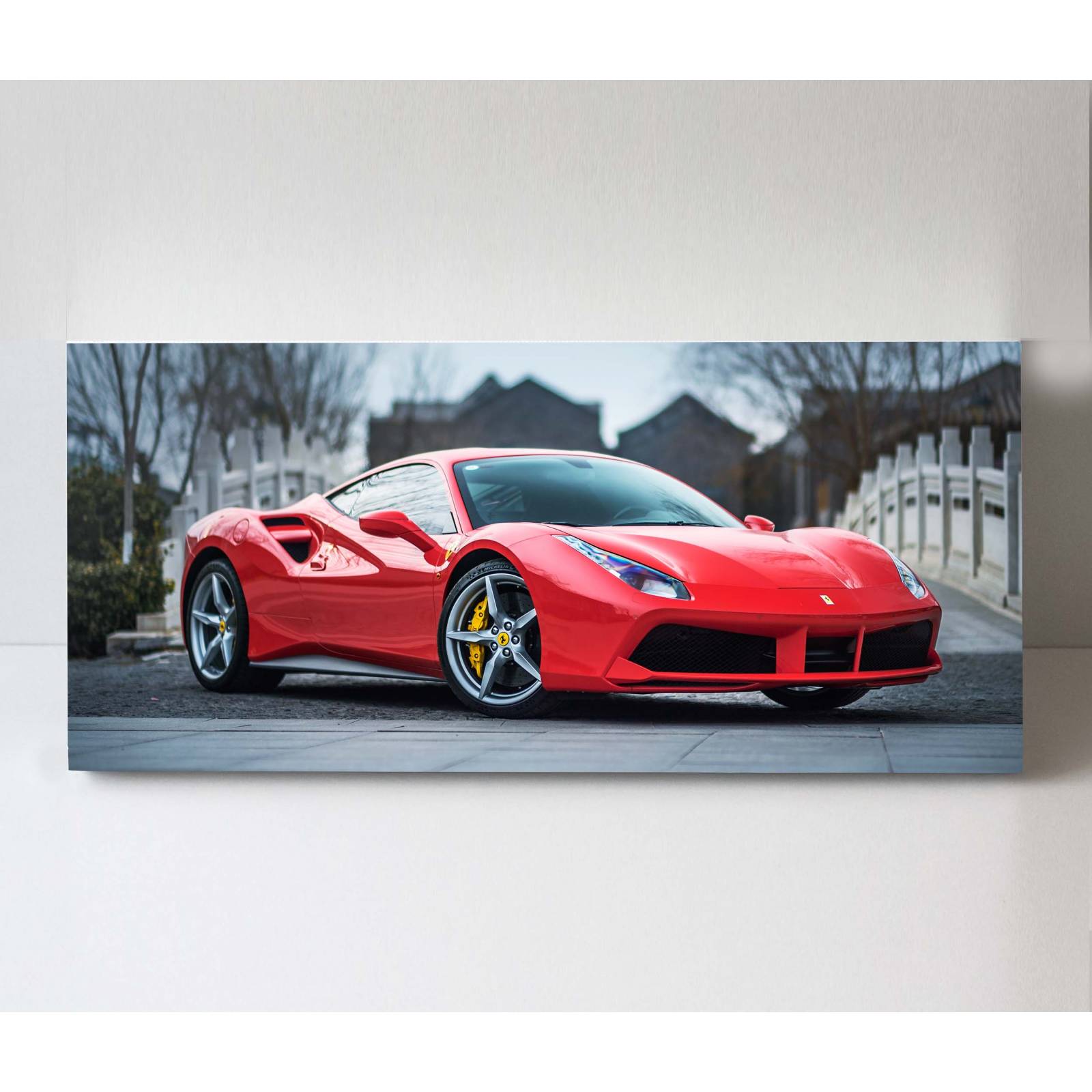 Cuadro Decorativo Canvas Ferrari 488 GTB 160x80