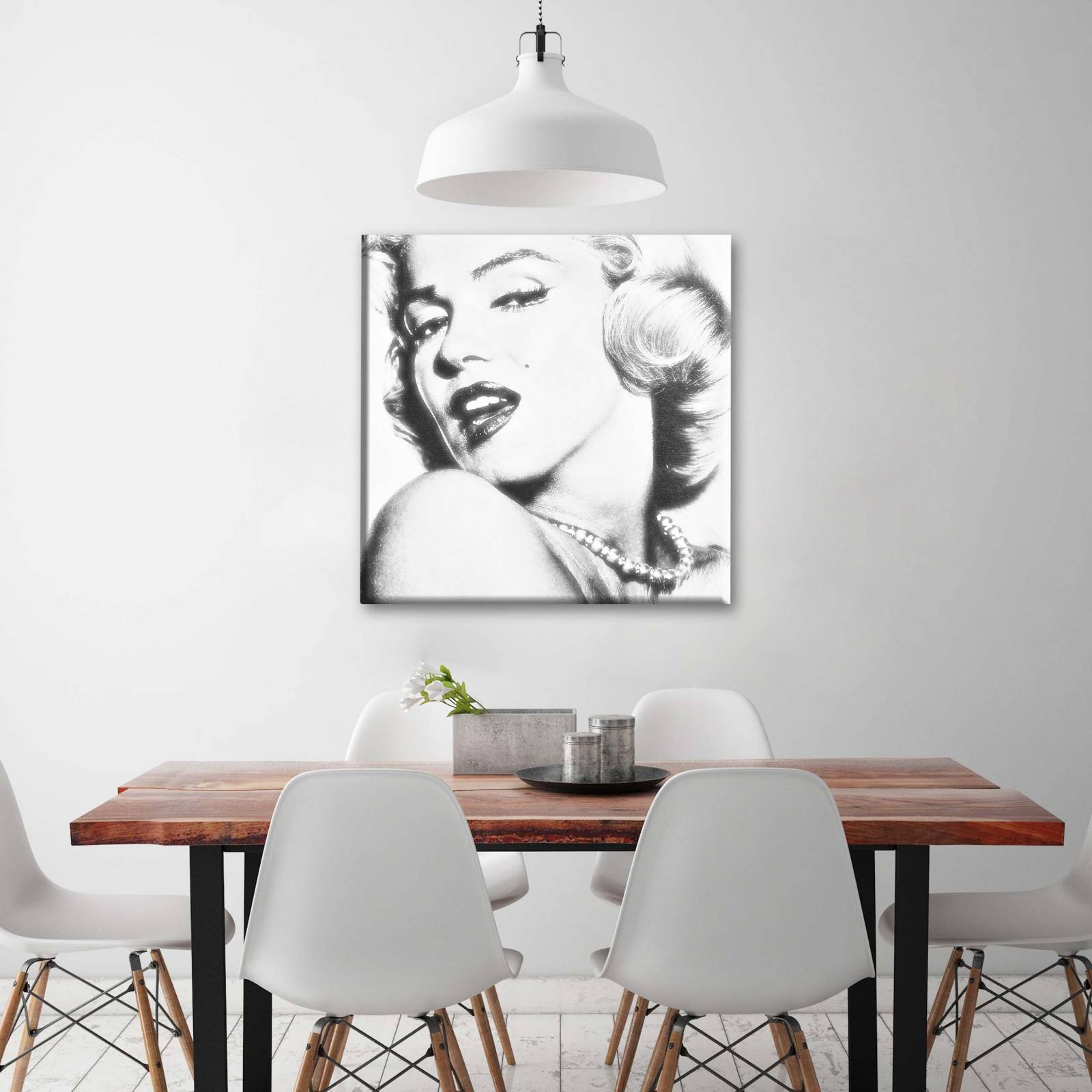 Cuadro Decorativo Canvas Marilyn Monroe Pop Art 100x100