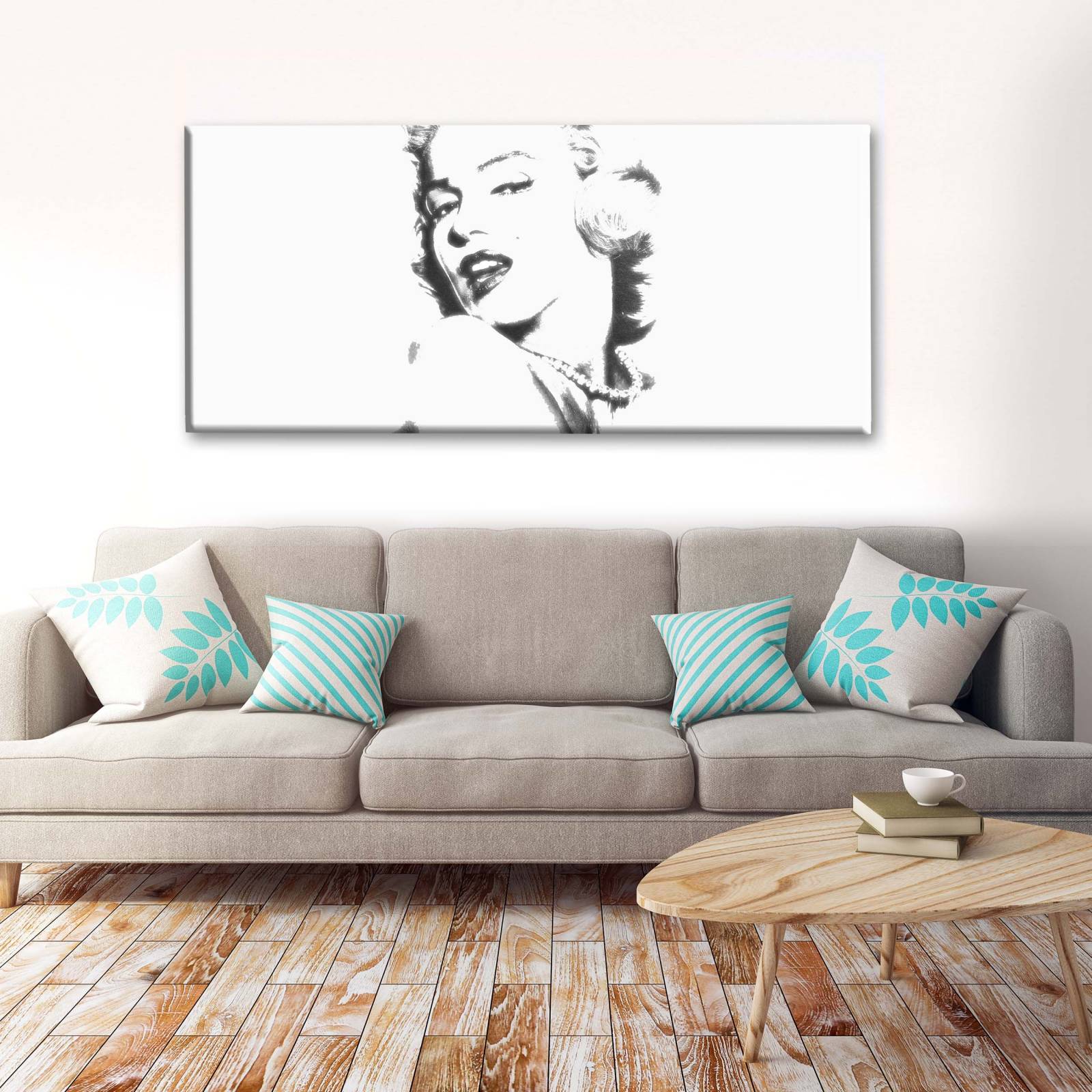 Cuadro Decorativo Canvas Marilyn Monroe Pop Art 100x50