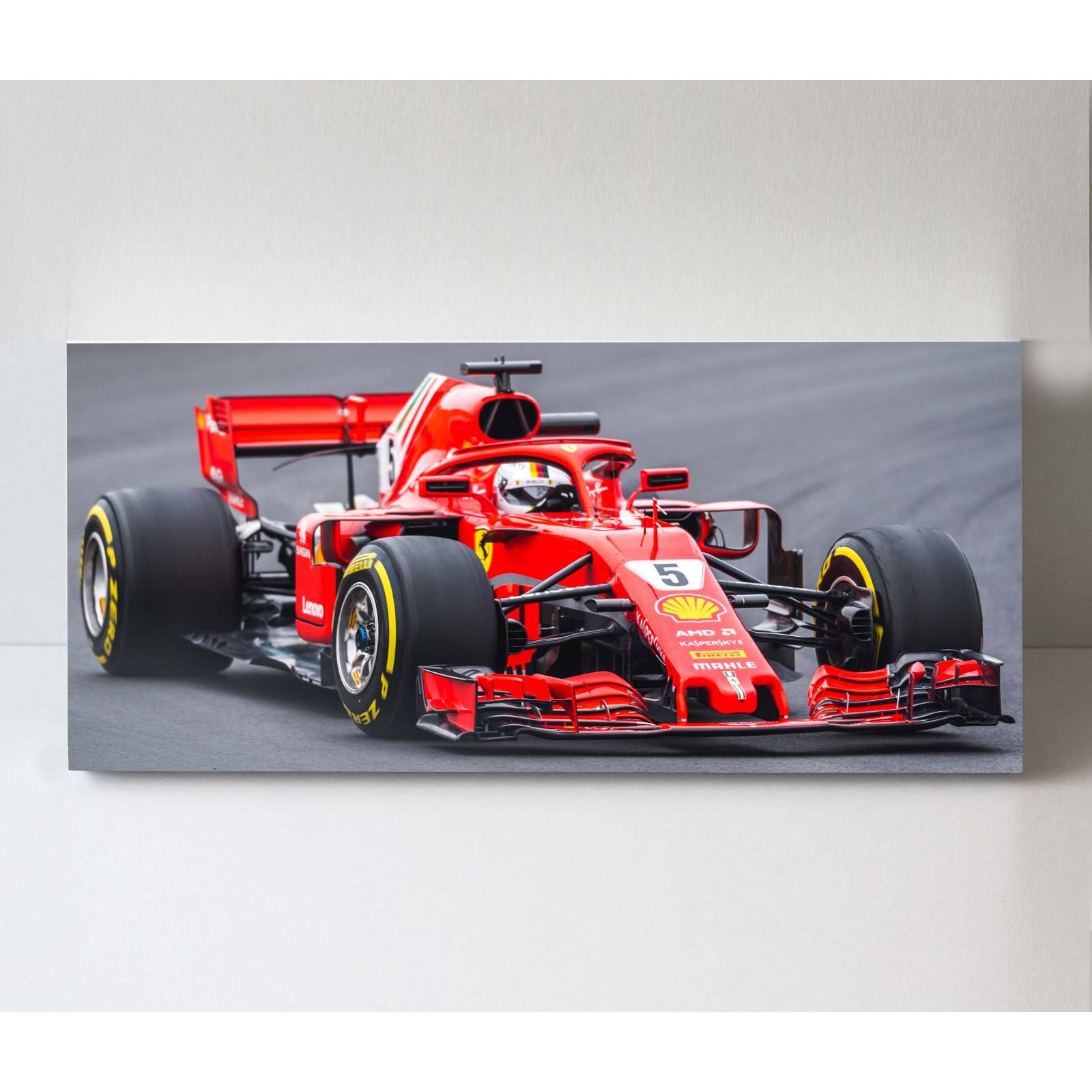 Cuadro Decorativo Canvas F1 scuderia ferrari 100x50