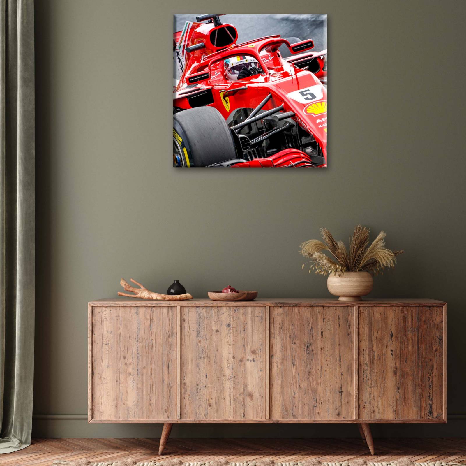 Cuadro Decorativo Canvas F1 Ferrari Grand Prix 50x50