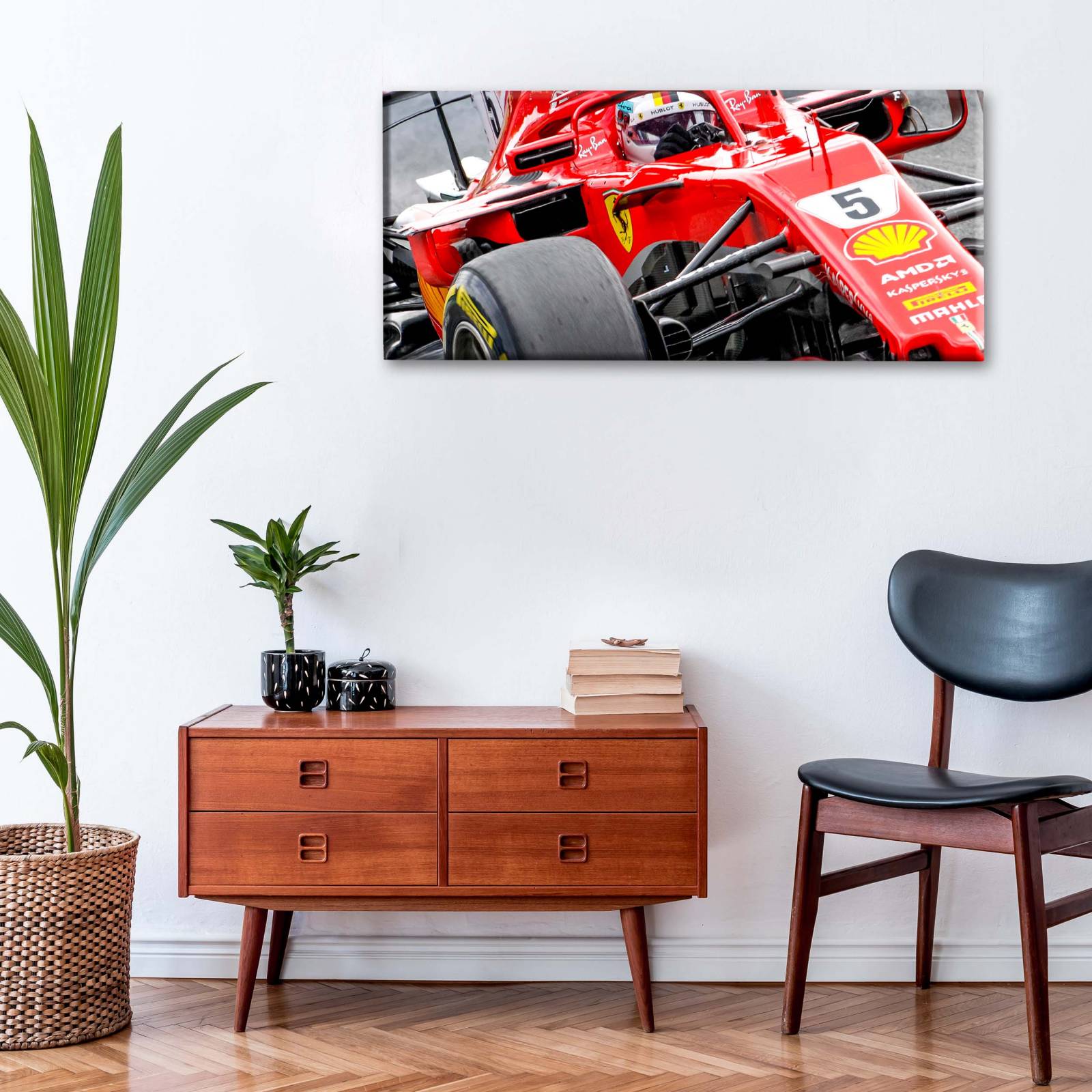 Cuadro Decorativo Canvas F1 Ferrari Grand Prix 160x80