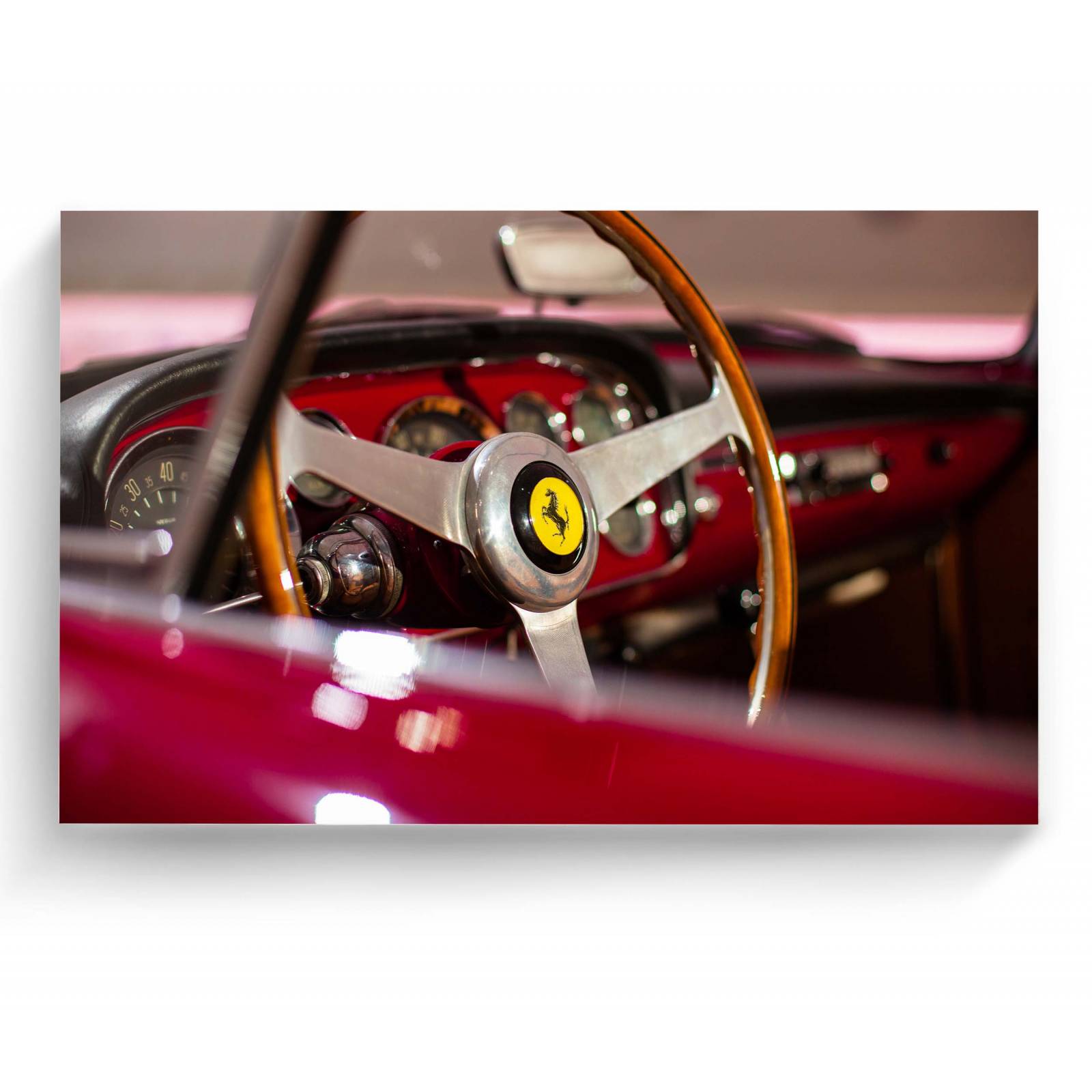 Cuadro Decorativo Canvas Tablero Ferrari clásico 45x30