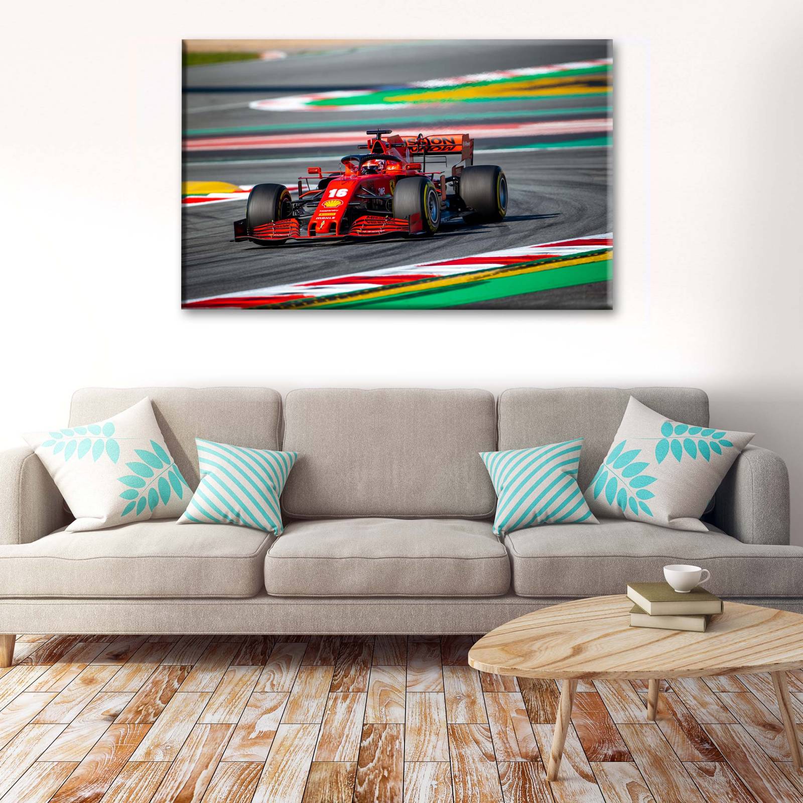 Cuadro Decorativo Canvas Scuderia Ferrari F1 75x50