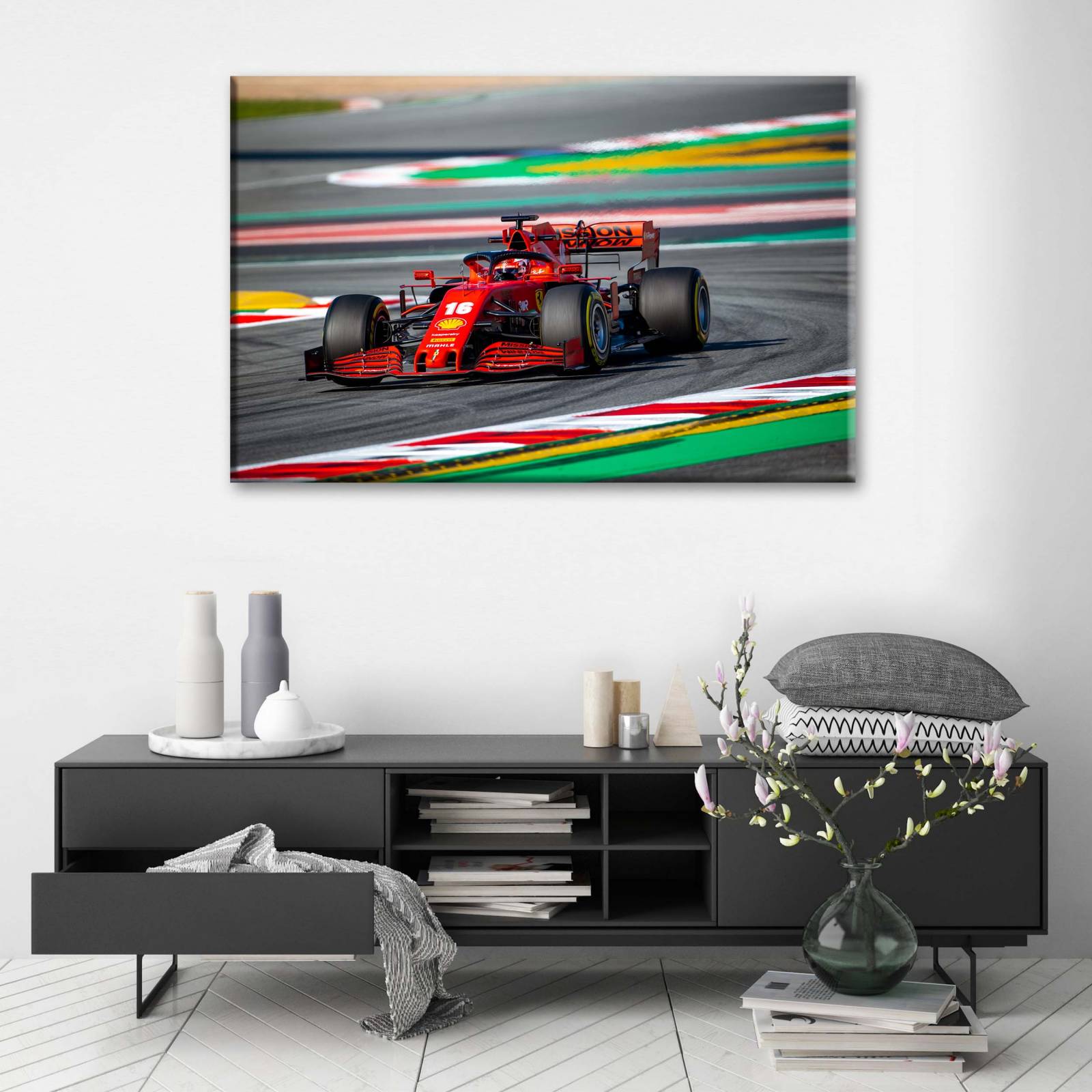 Cuadro Decorativo Canvas Scuderia Ferrari F1 75x50