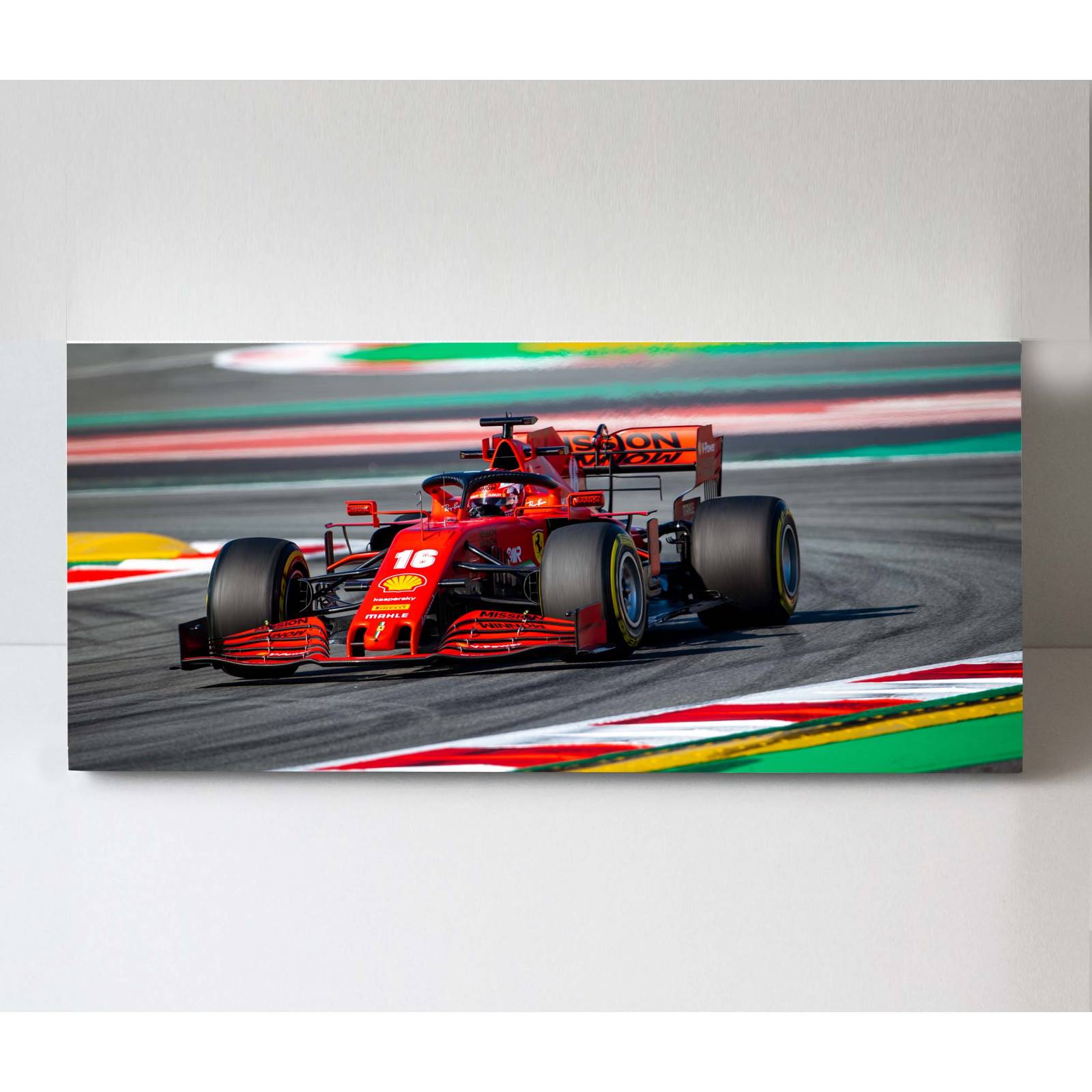 Cuadro Decorativo Canvas Scuderia Ferrari F1 80x40