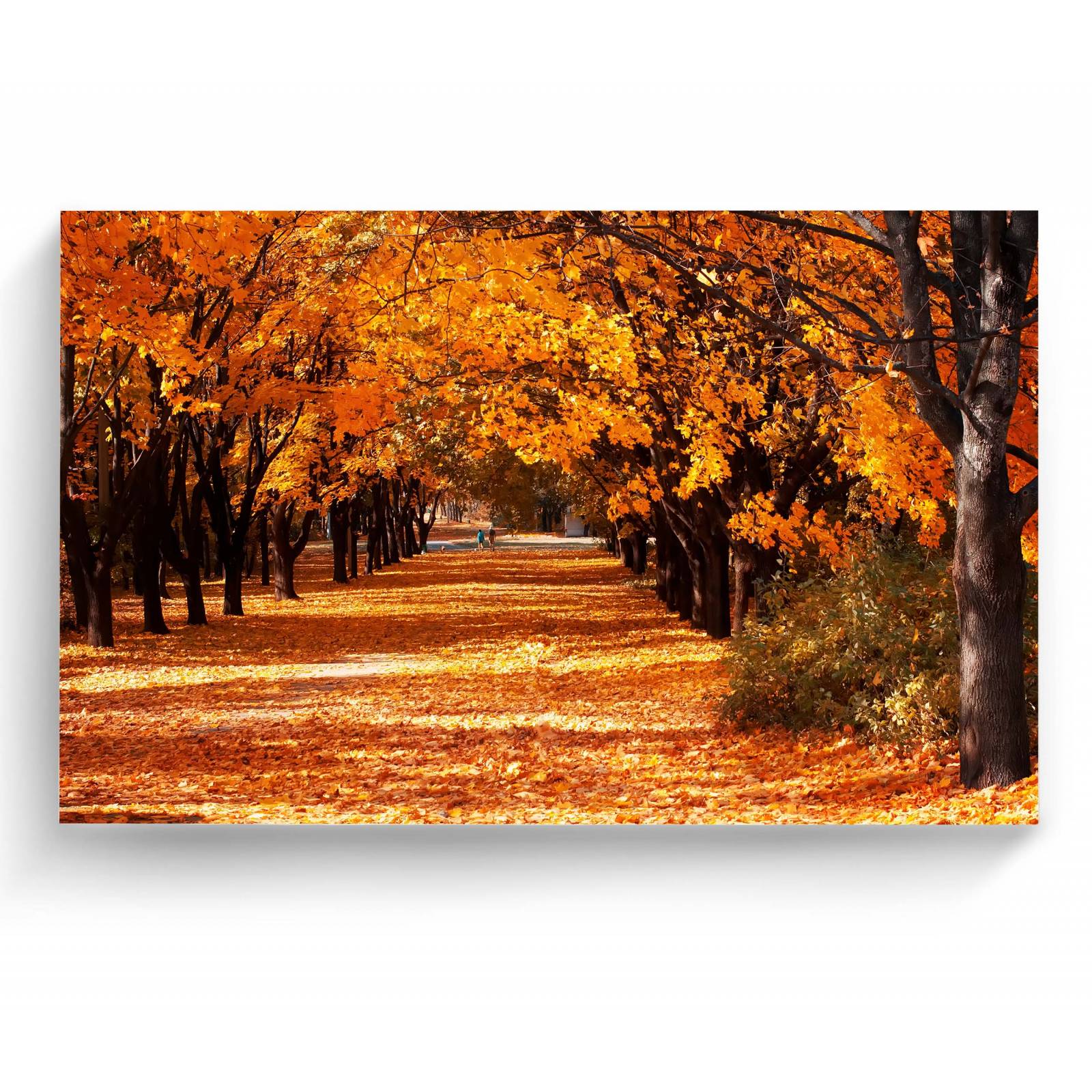 Cuadro Decorativo Canvas Callejón otoñal romantico 135x90