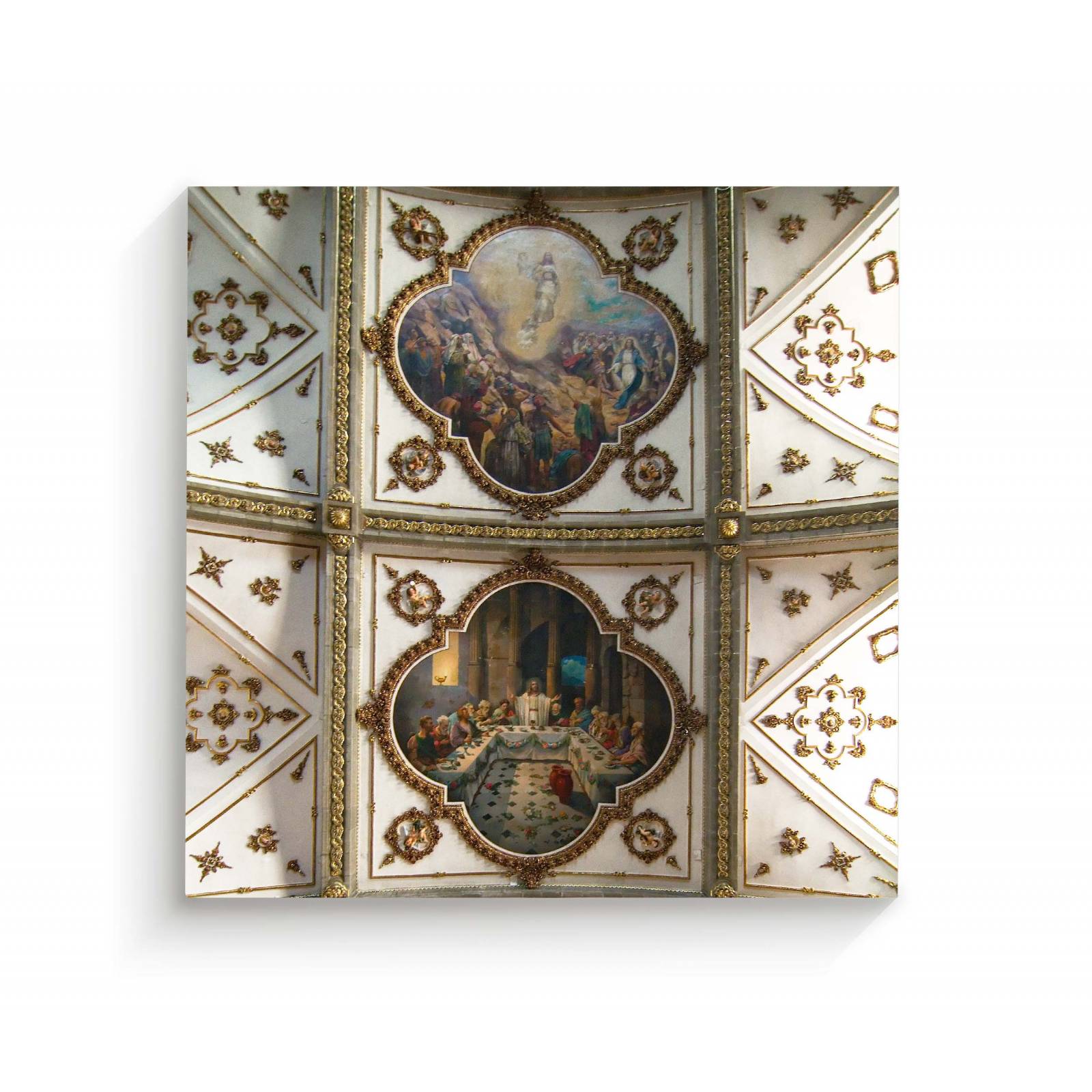 Cuadro Decorativo Canvas Iglesia San Juan Bautista 130x130