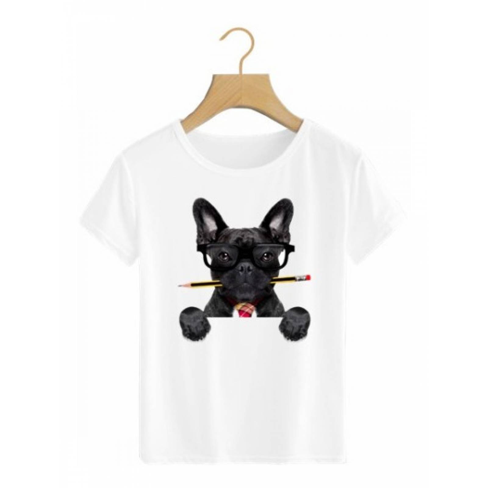 PLAYERA ANIMAL PERRO BULLDOG FRANCES CARA