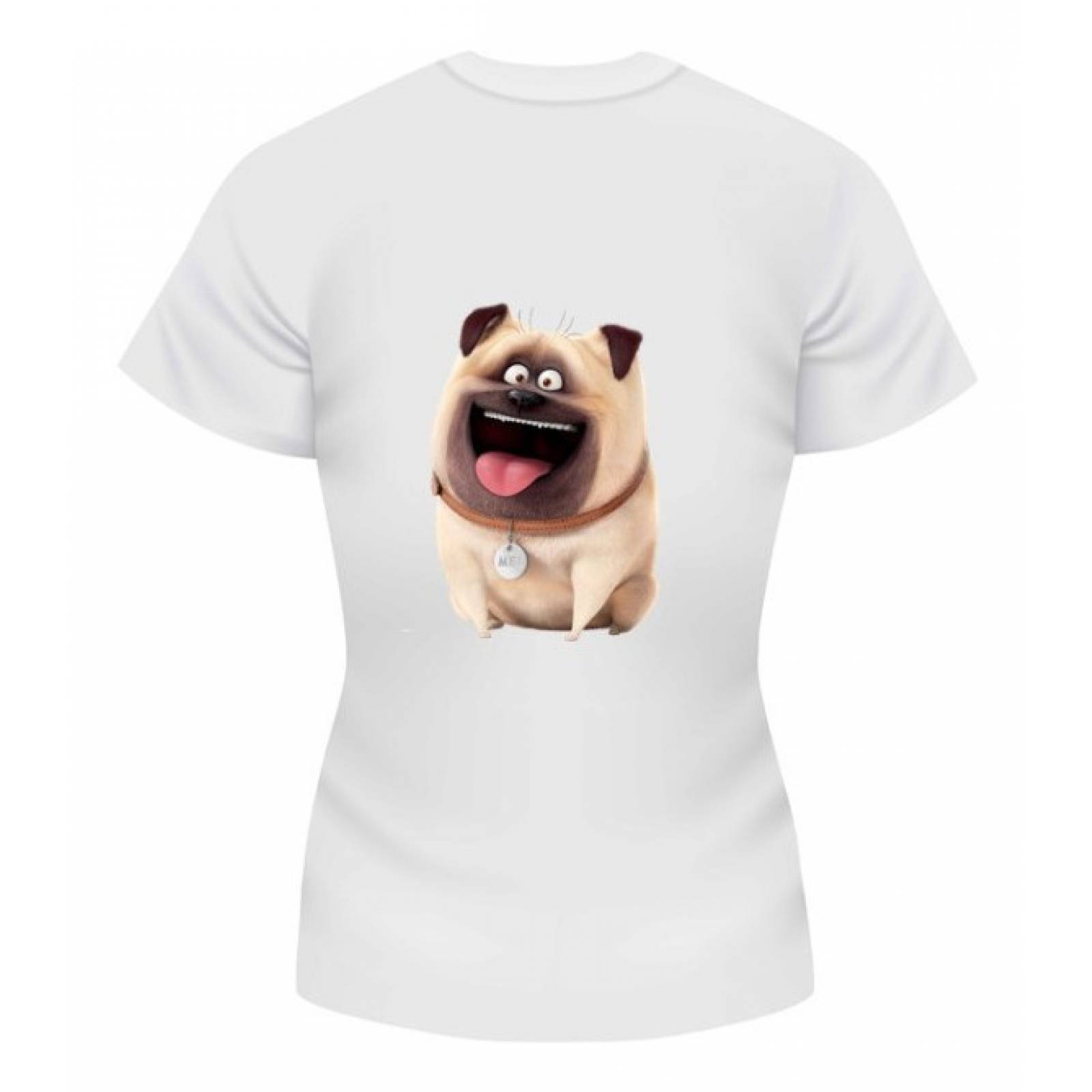 PLAYERA ANIMAL PERRO PUG MEL