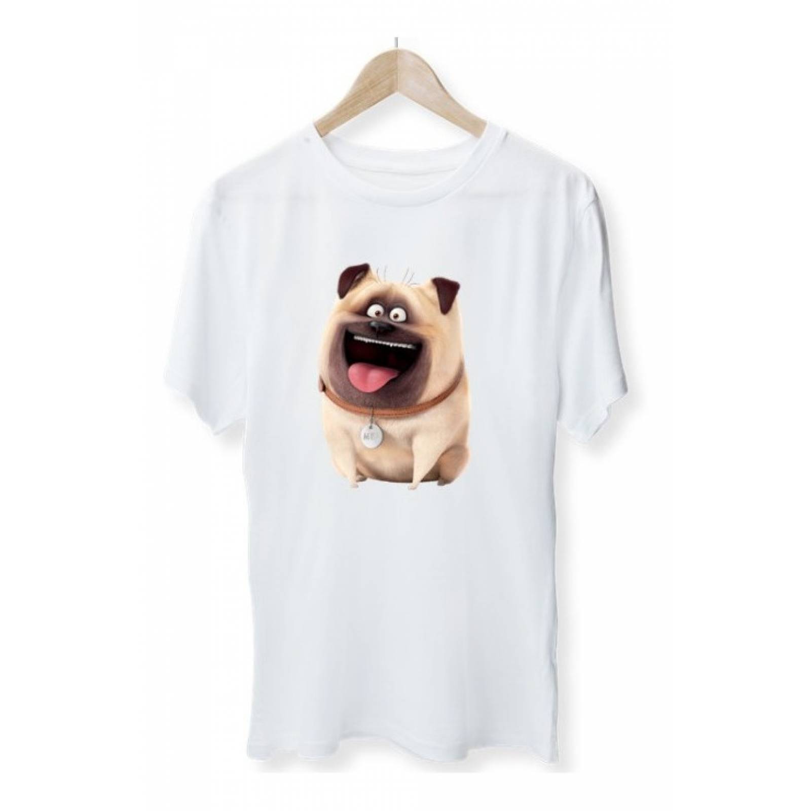 PLAYERA ANIMAL PERRO PUG MEL