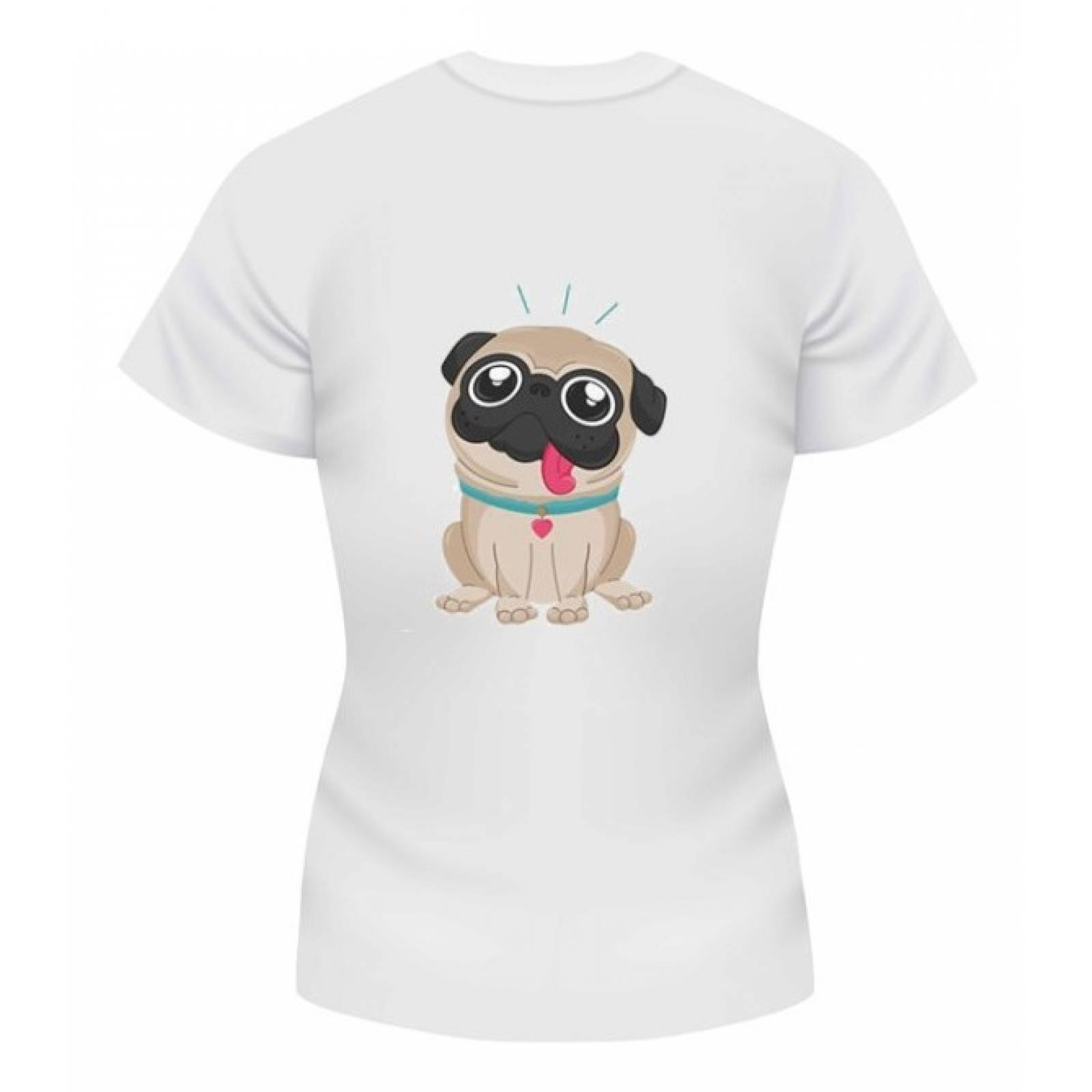 PLAYERA ANIMAL PERRO PUG SENTADO