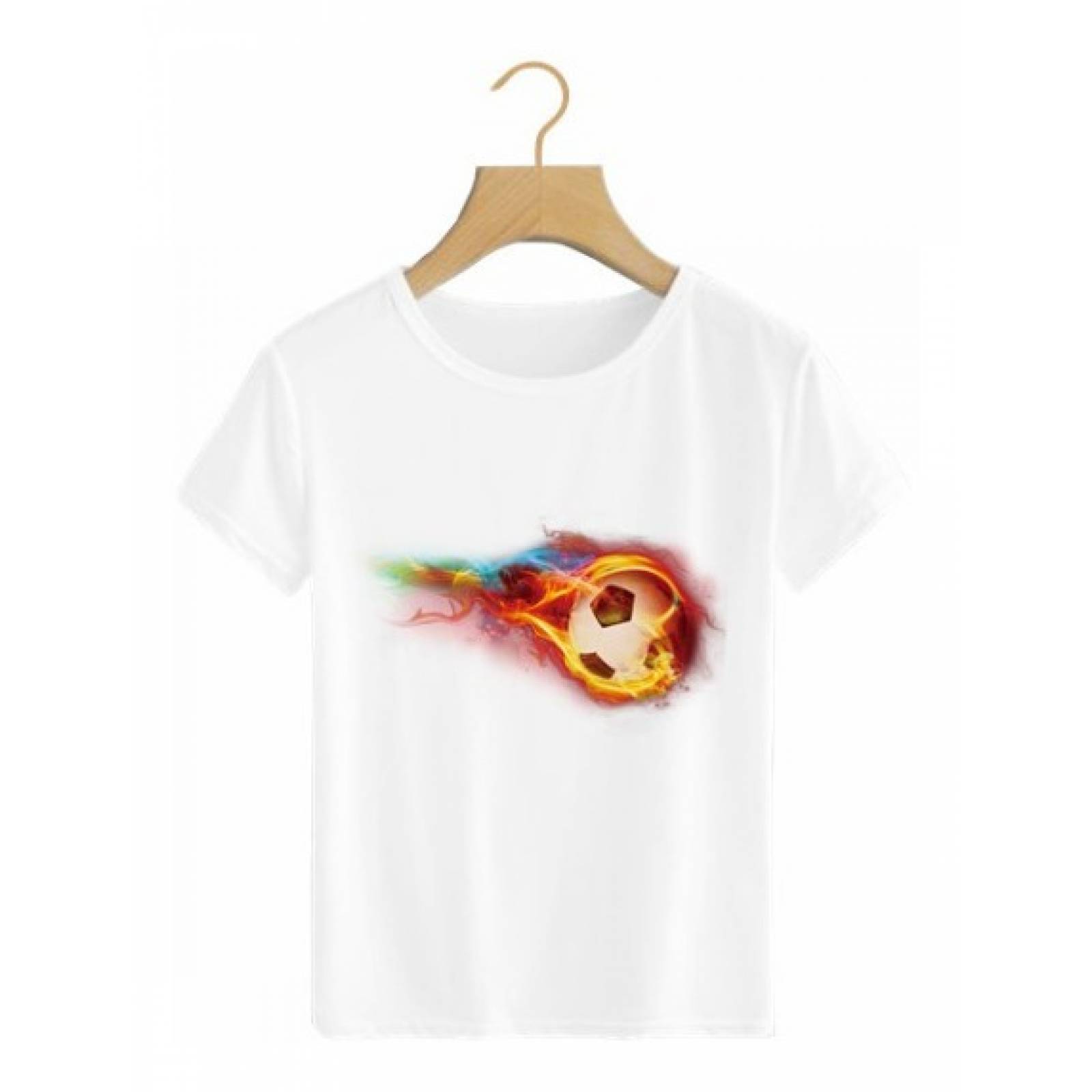 PLAYERA FUTBOL BALON FUEGO
