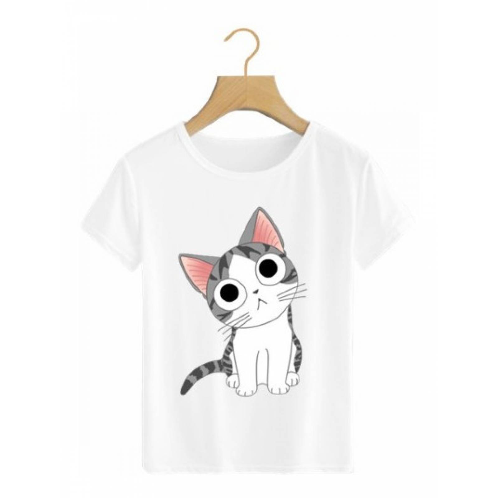 PLAYERA GATO CHI PENSATIVO