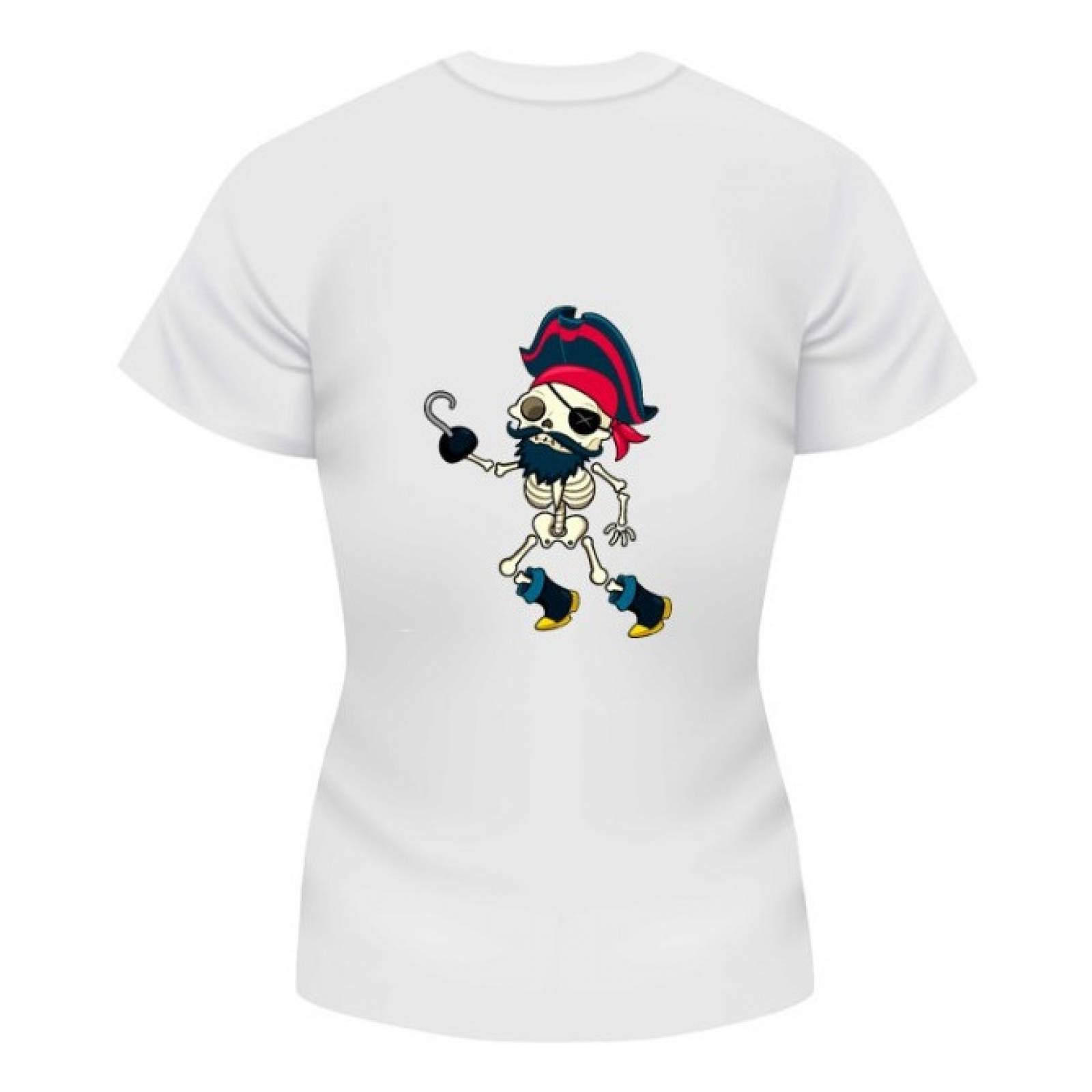 PLAYERA HALLOWEEN DIA DE MUERTOS ESQUELETO PIRATA