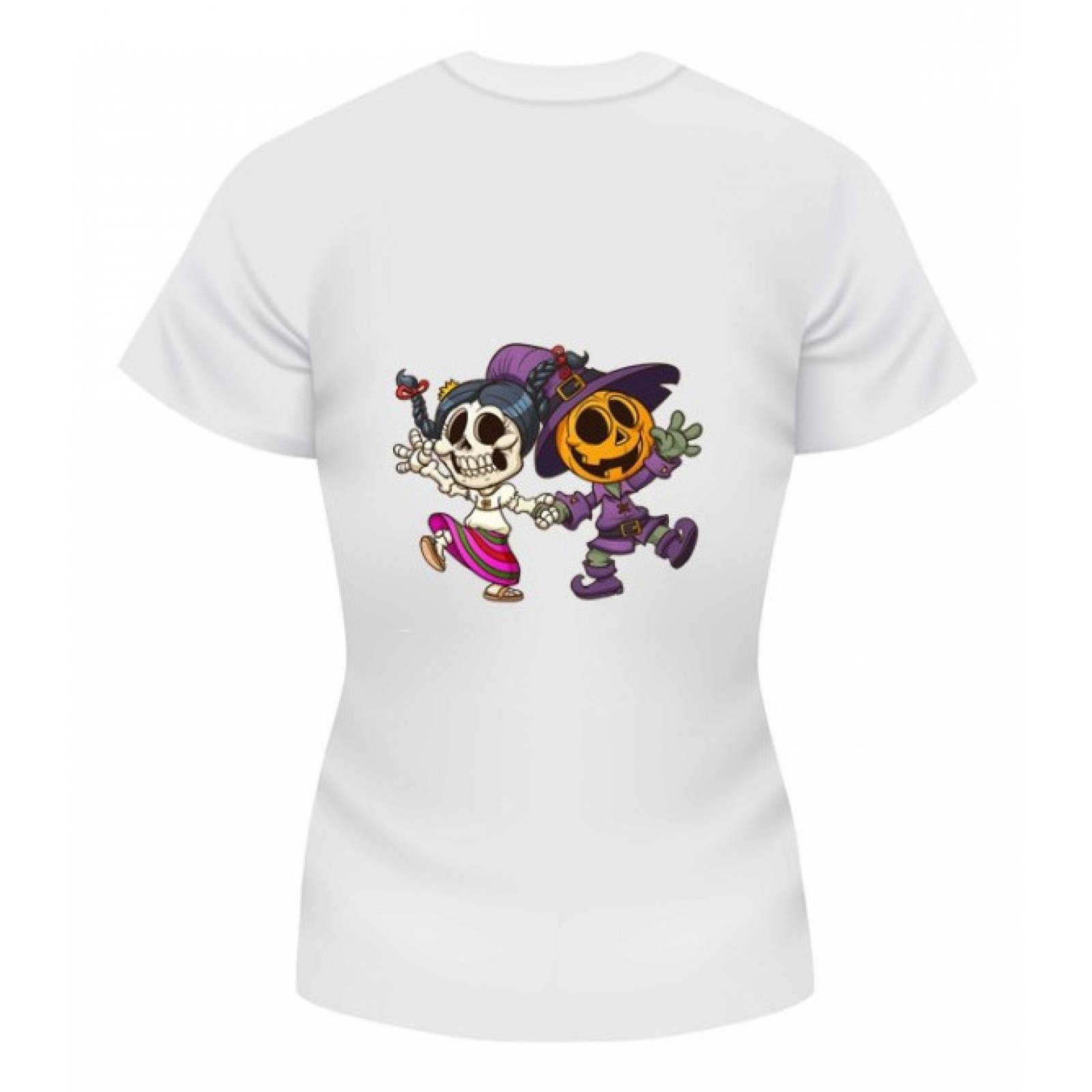 PLAYERA HALLOWEEN DIA DE MUERTOS PAREJA