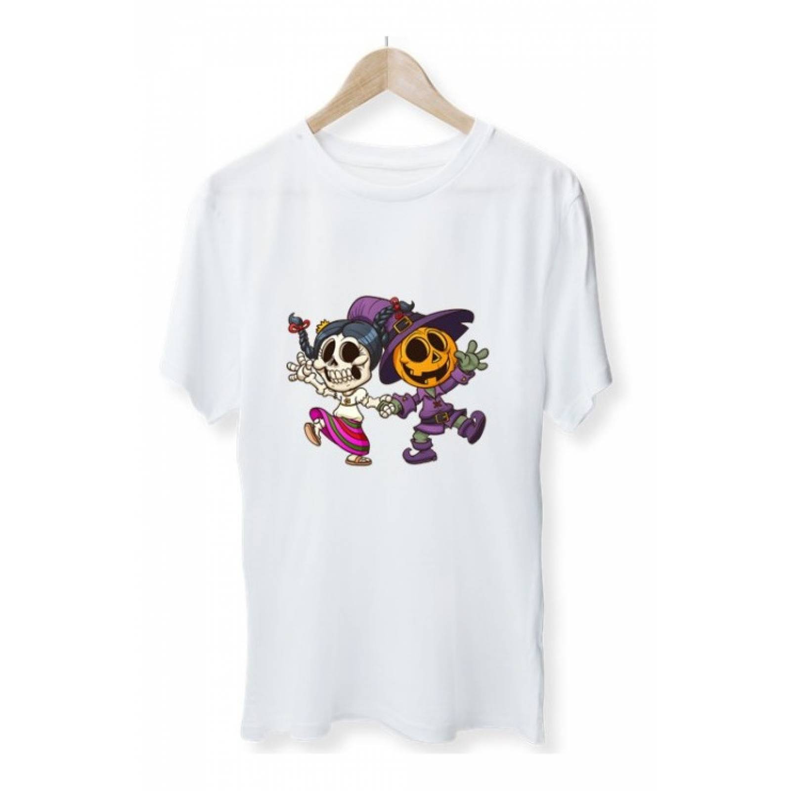 PLAYERA HALLOWEEN DIA DE MUERTOS PAREJA