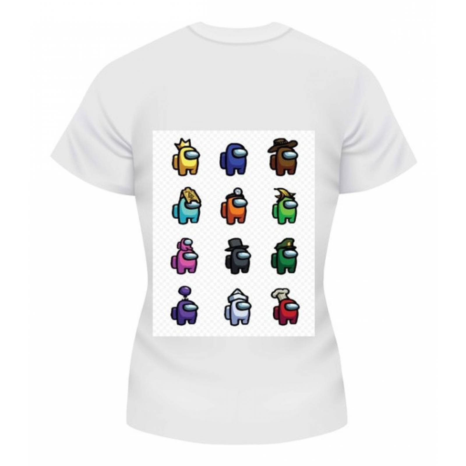 PLAYERA PERSONAJE AMONG US MASACARA HUESOS