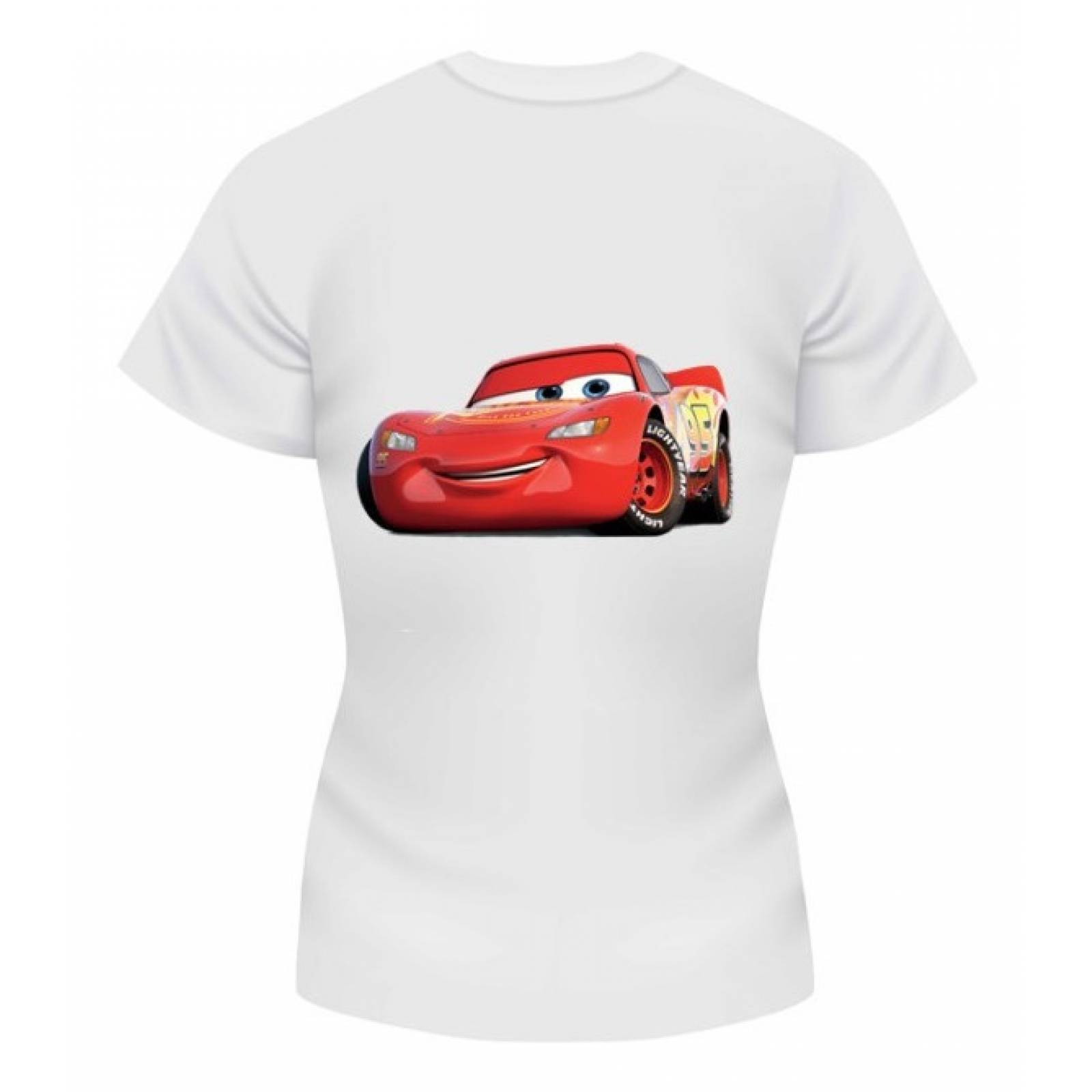 PLAYERA PERSONAJE CARS RAYO MC QUEEN AUTO