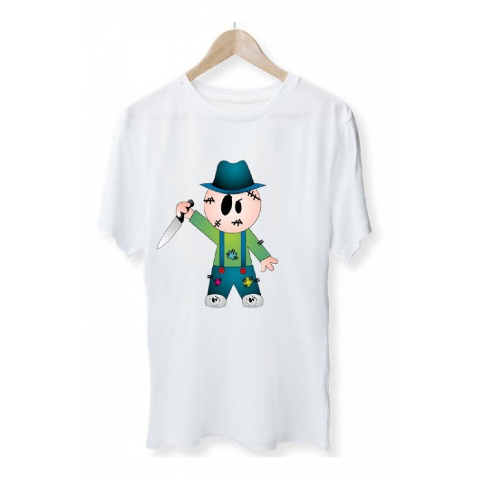 PLAYERA HALLOWEEN DIA DE MUERTOS BRUJA ESCOBA BOTAS BLANCA
