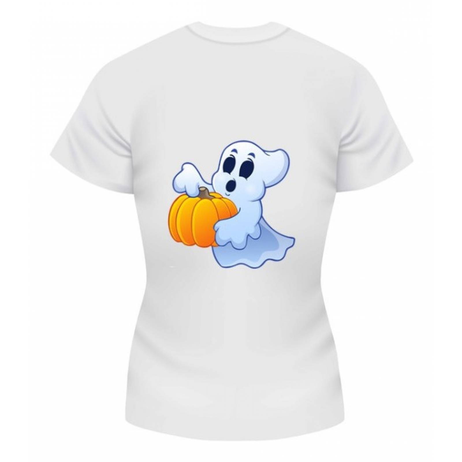 PLAYERA HALLOWEEN DIA DE MUERTOS FANTASMA CALABAZA BLANCA
